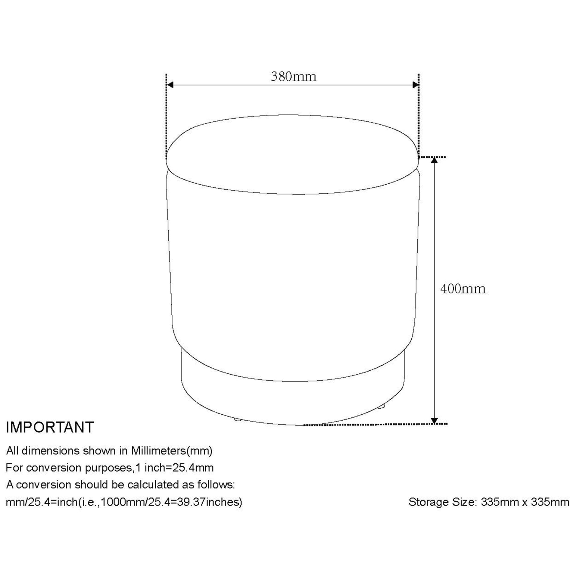 WorldwideALYA - STORAGE OTTOMAN - SAGE