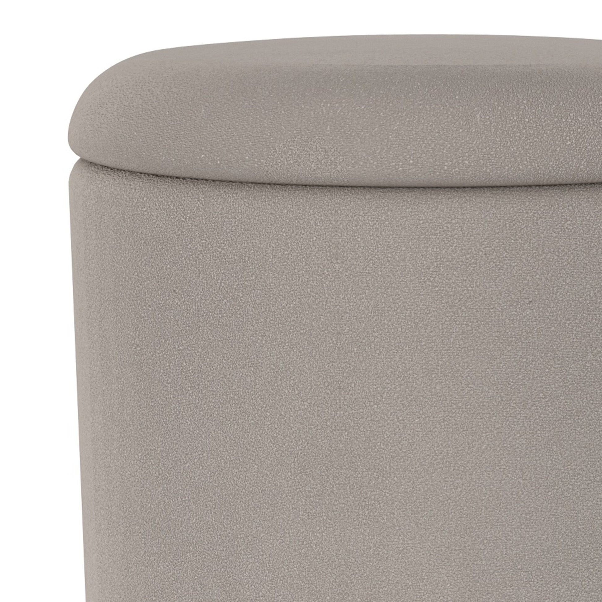 WorldwideALYA - STORAGE OTTOMAN - WARM GREY