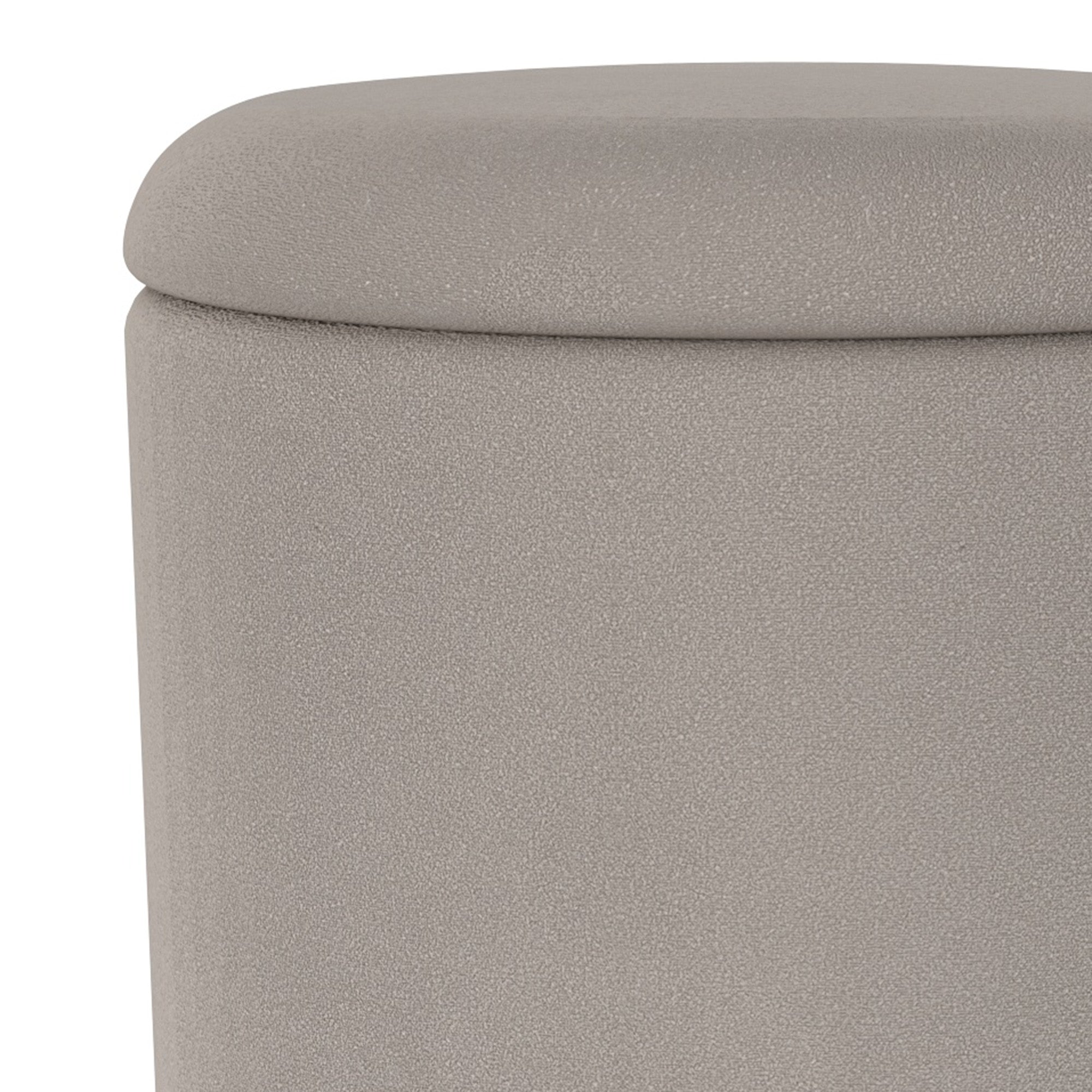 WorldwideALYA - STORAGE OTTOMAN - WARM GREY