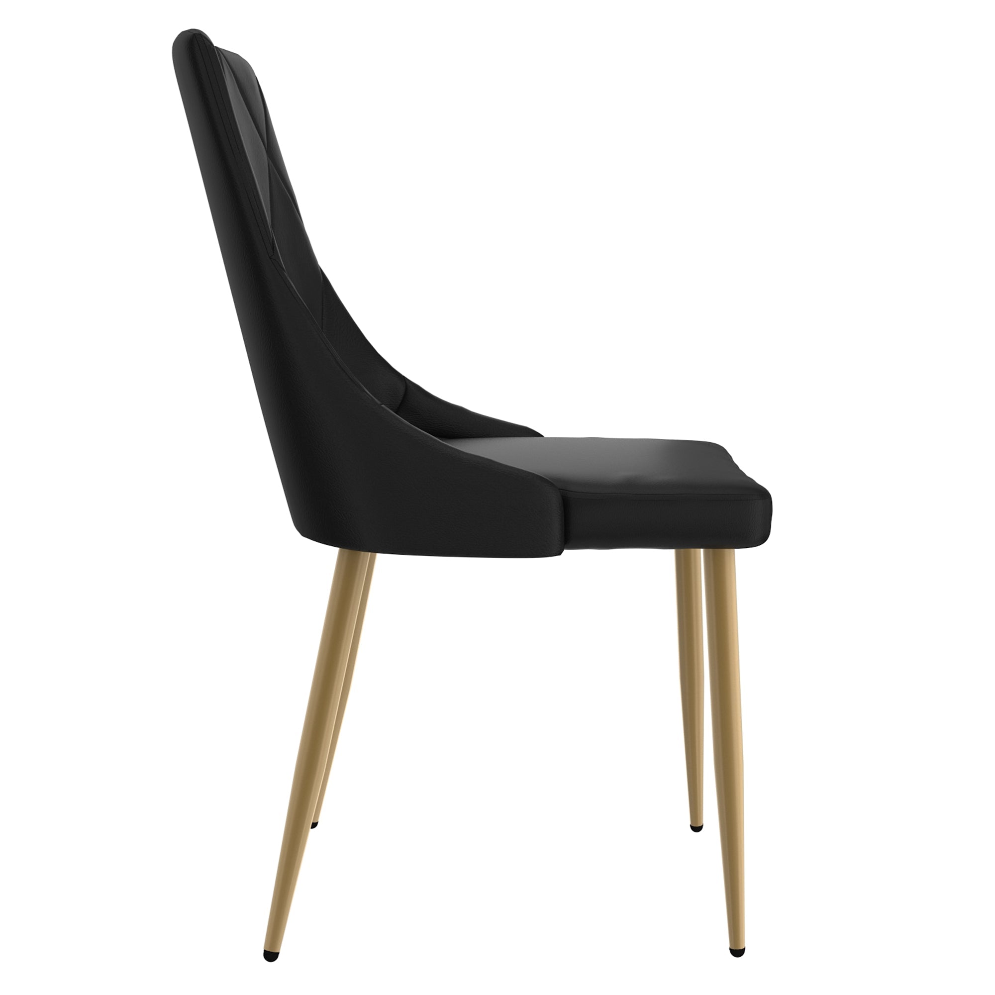 WorldwideANTOINE - SIDE CHAIR - BLACK