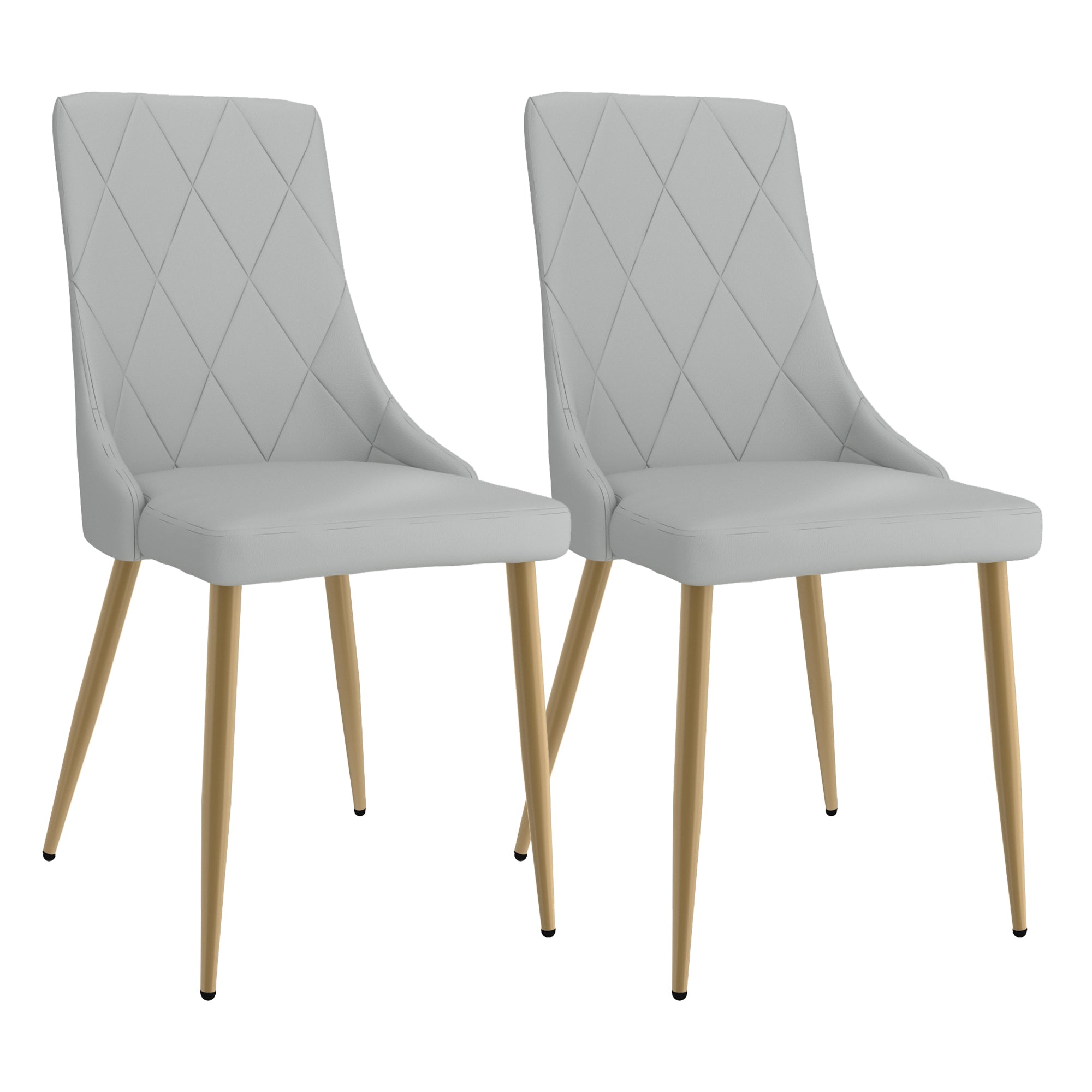 WorldwideANTOINE - SIDE CHAIR - LIGHT GREY