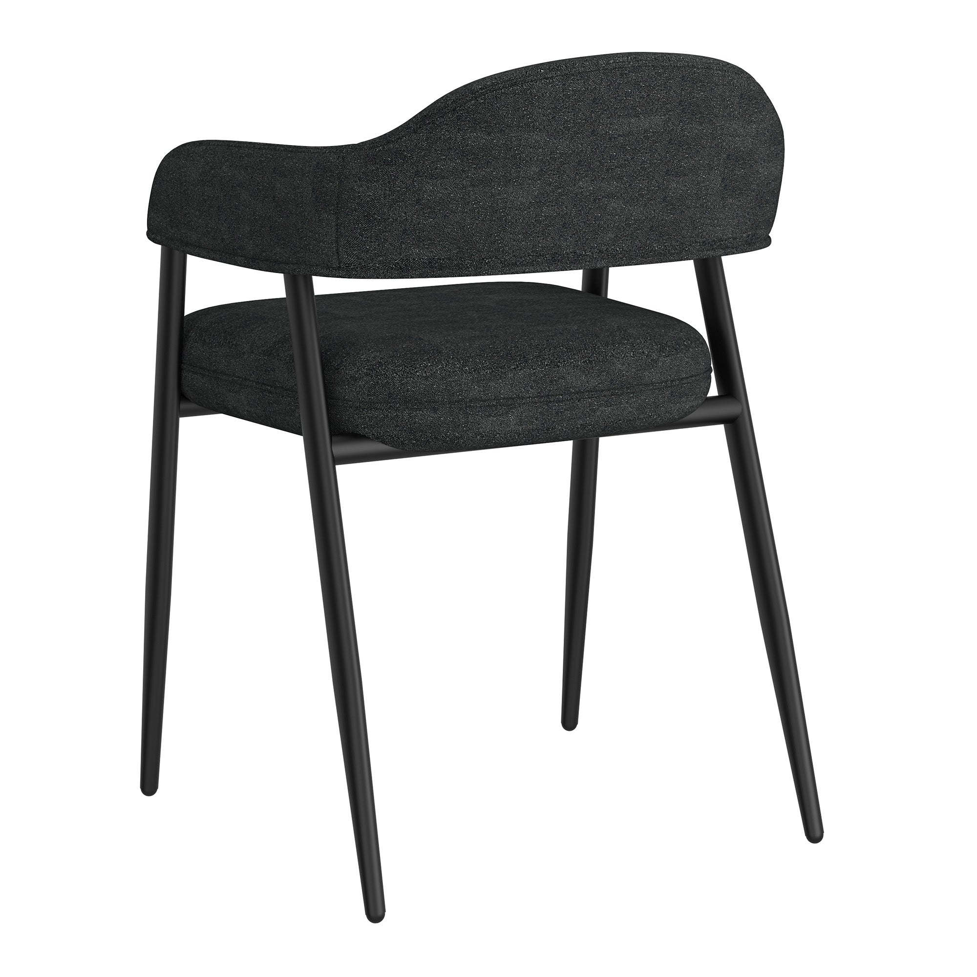 WorldwideARCHER - SIDE CHAIR - CHARCOAL