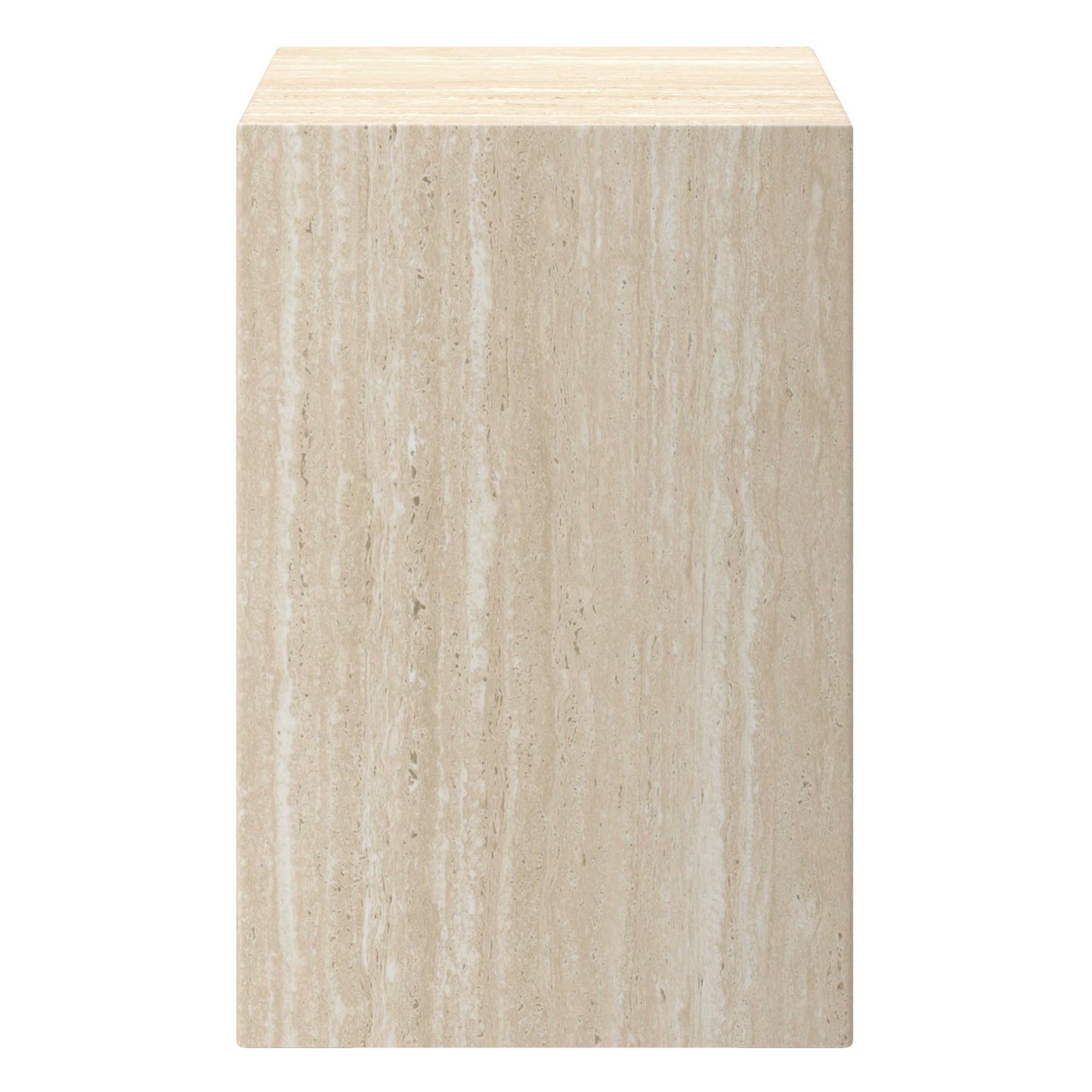 WorldwideATTICUS - ACCENT TABLE - TRAVERTINE