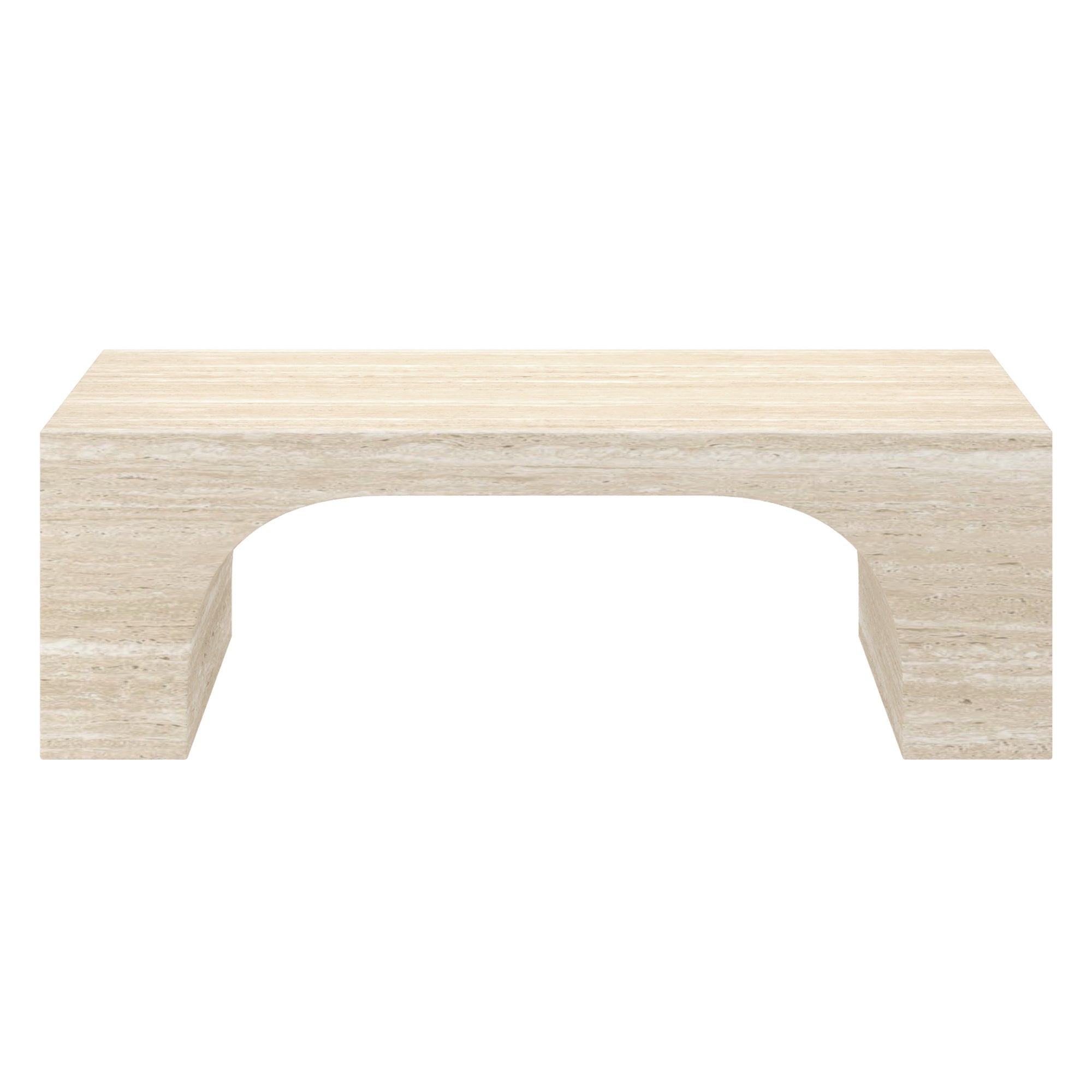 WorldwideATTICUS - COFFEE TABLE - TRAVERTINE