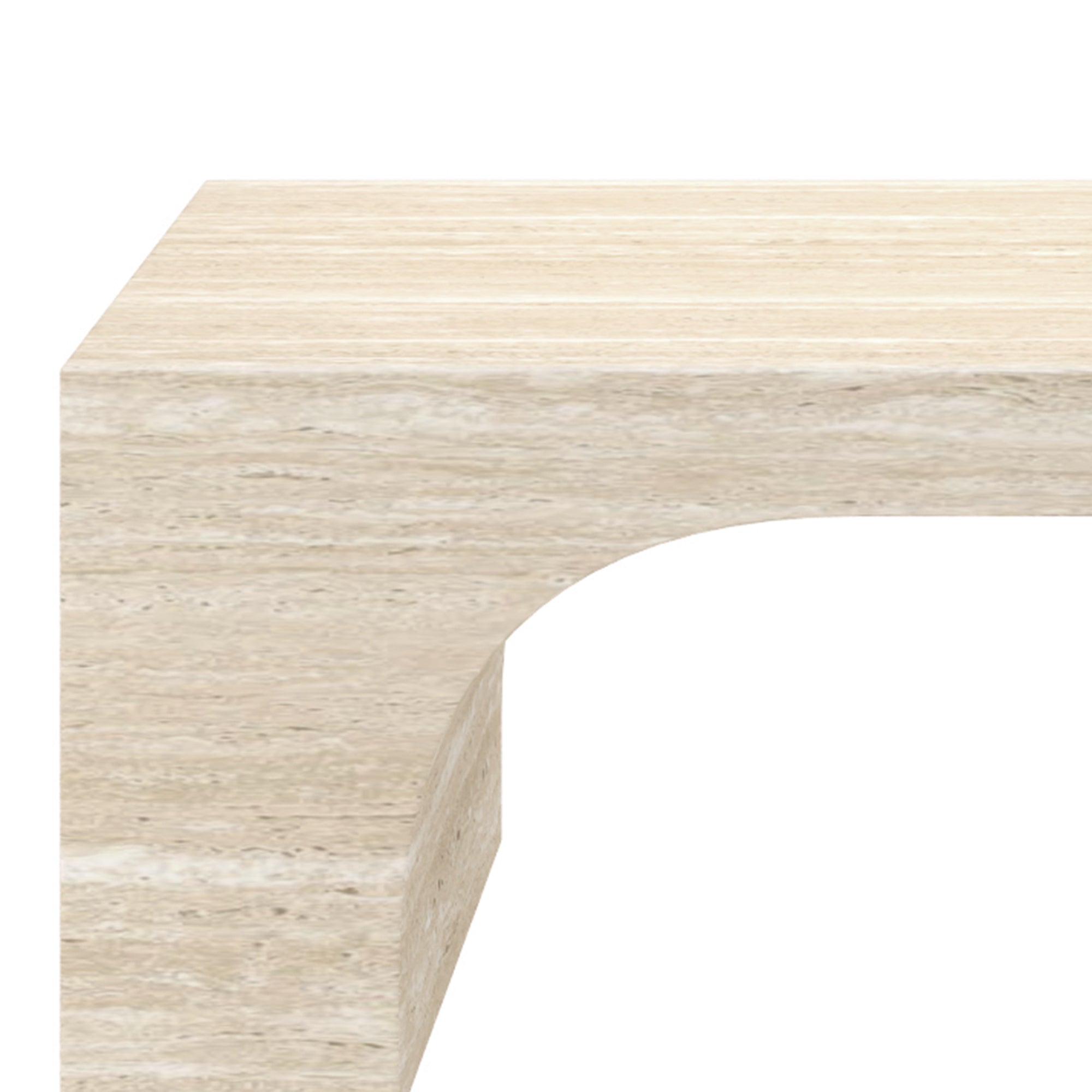 WorldwideATTICUS - COFFEE TABLE - TRAVERTINE