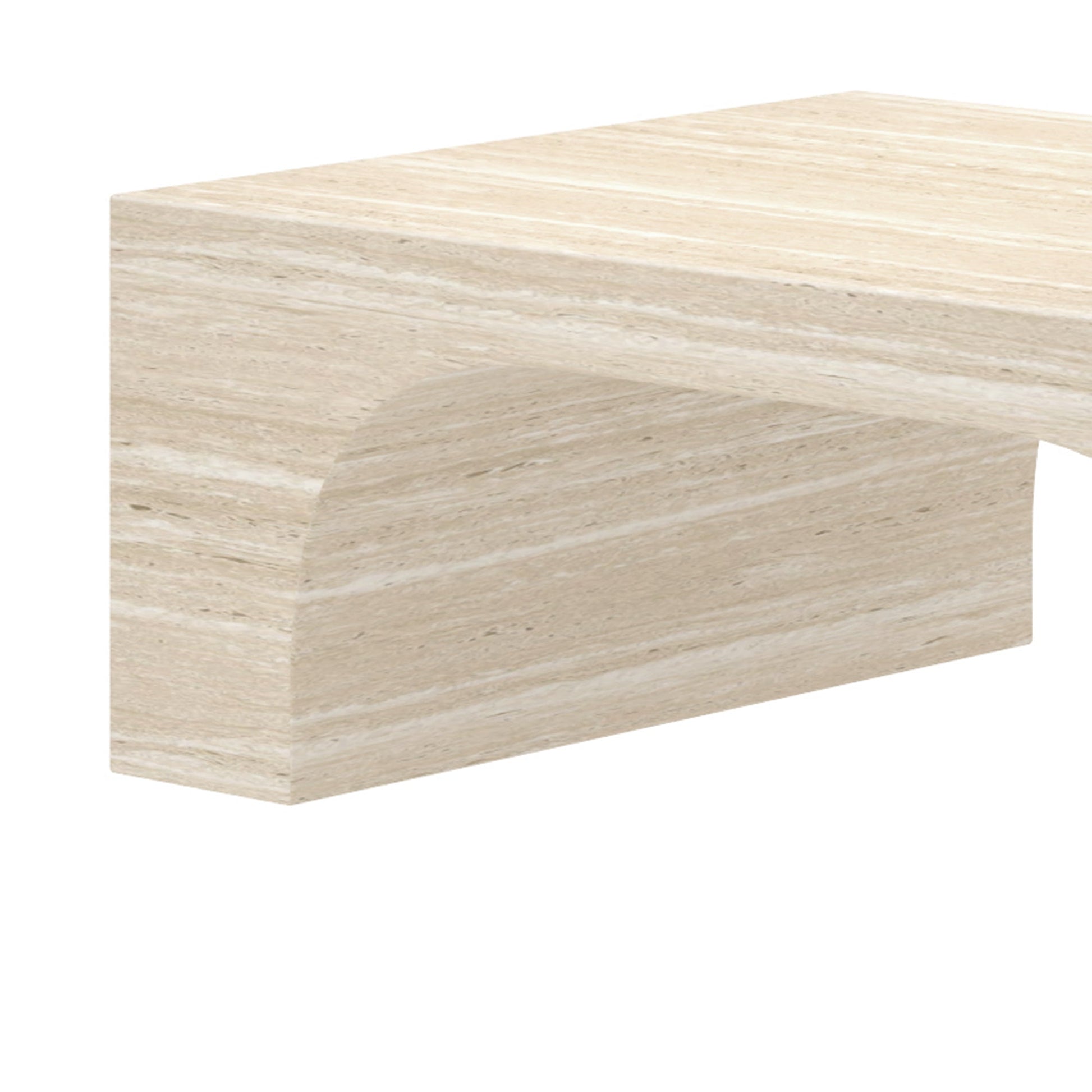 WorldwideATTICUS - COFFEE TABLE - TRAVERTINE