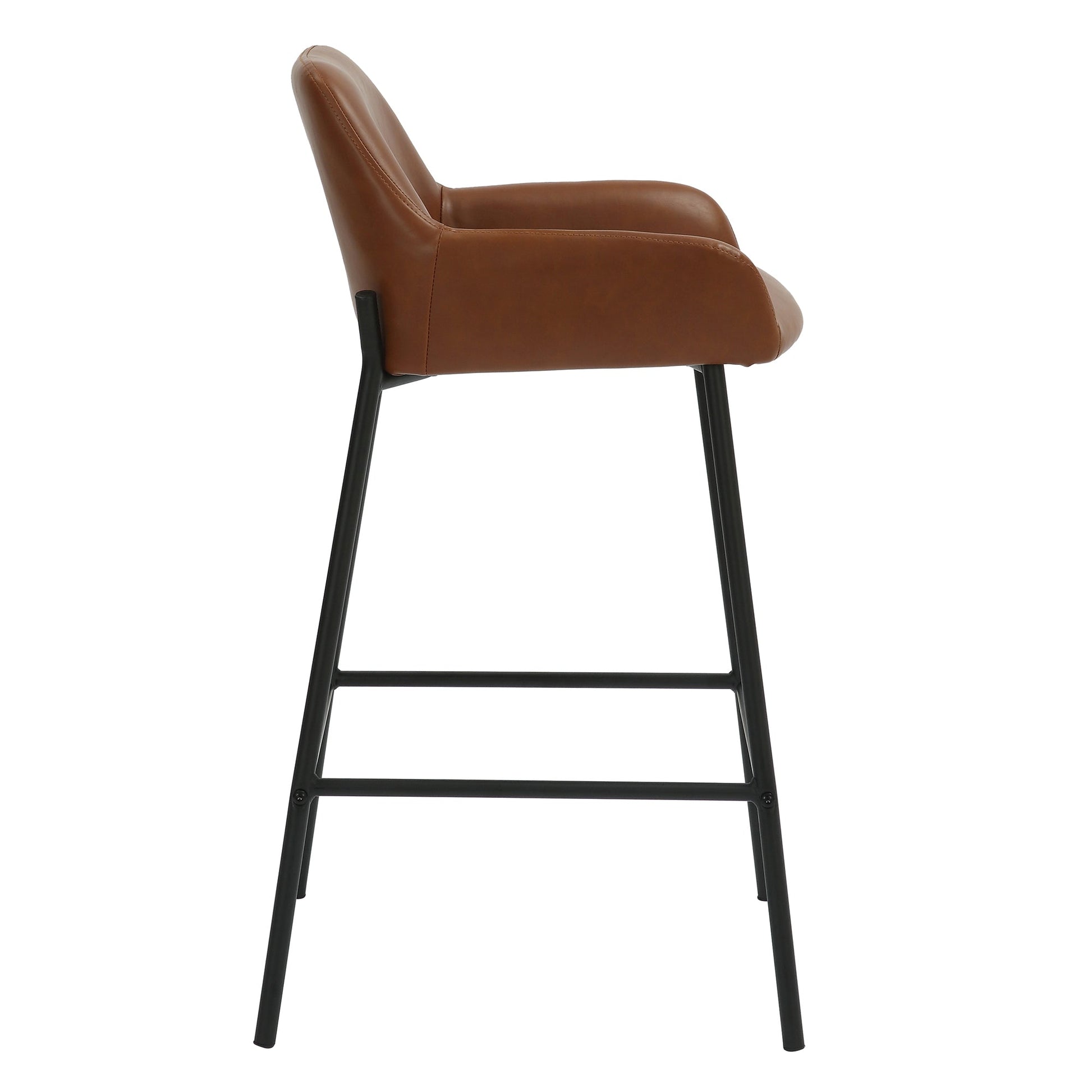 WorldwideBAILY - 26'' COUNTER STOOL - SADDLE PU
