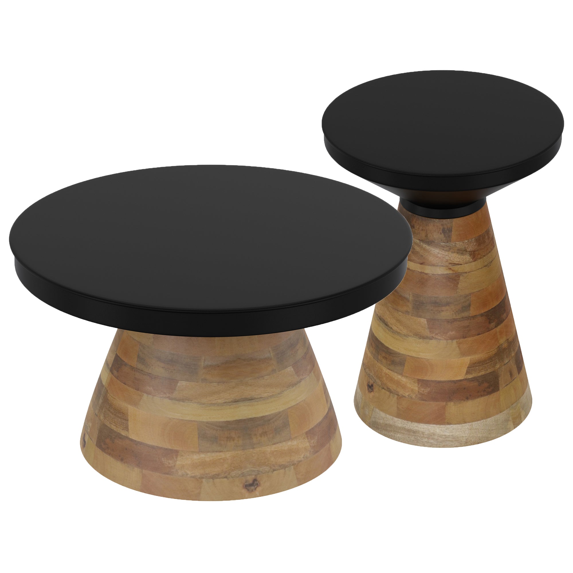 WorldwideBODEN - 2PC COFFEE TABLE SET - BLACK