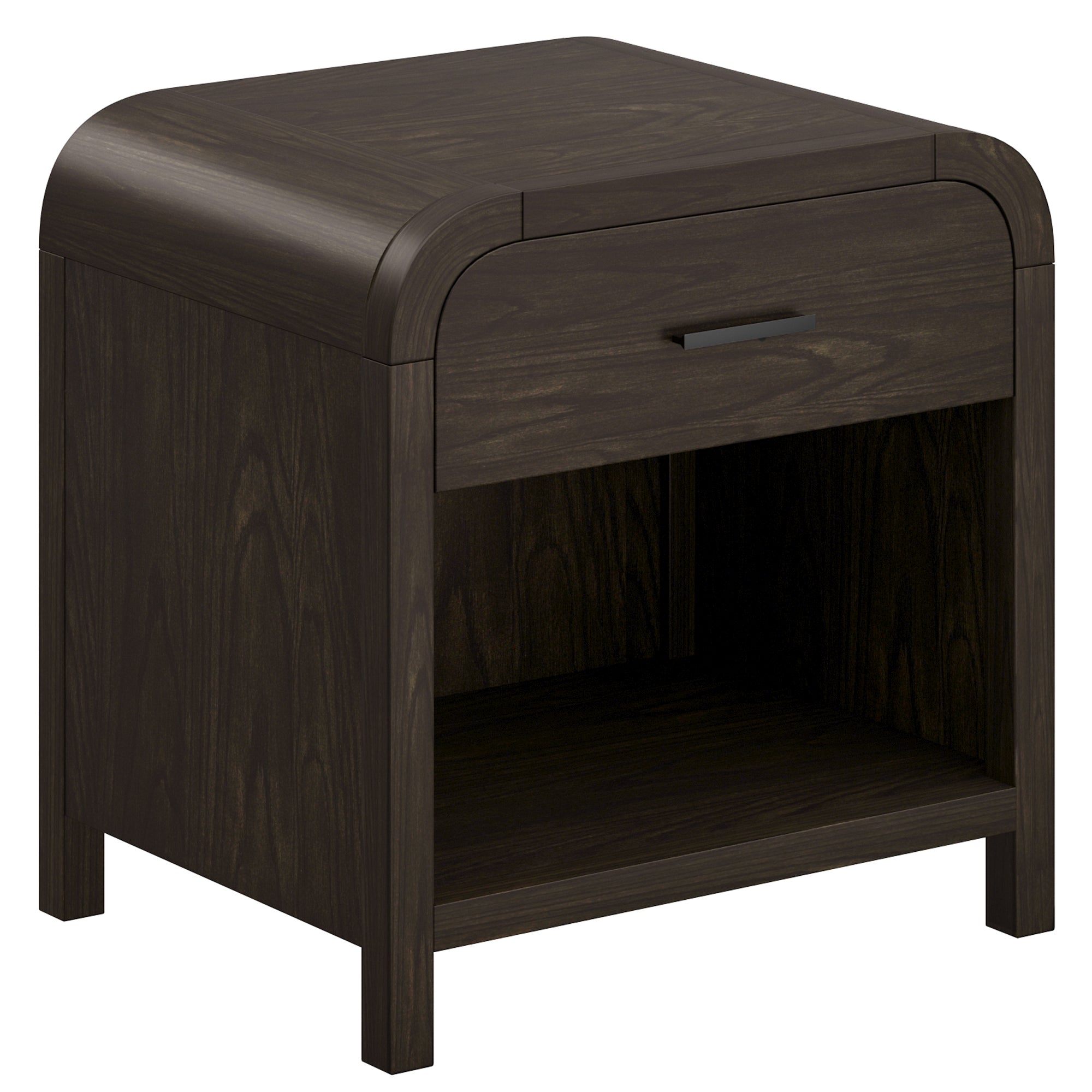 WorldwideBOWMAN - 1 DRWR ACCENT TABLE - DARK WALNUT