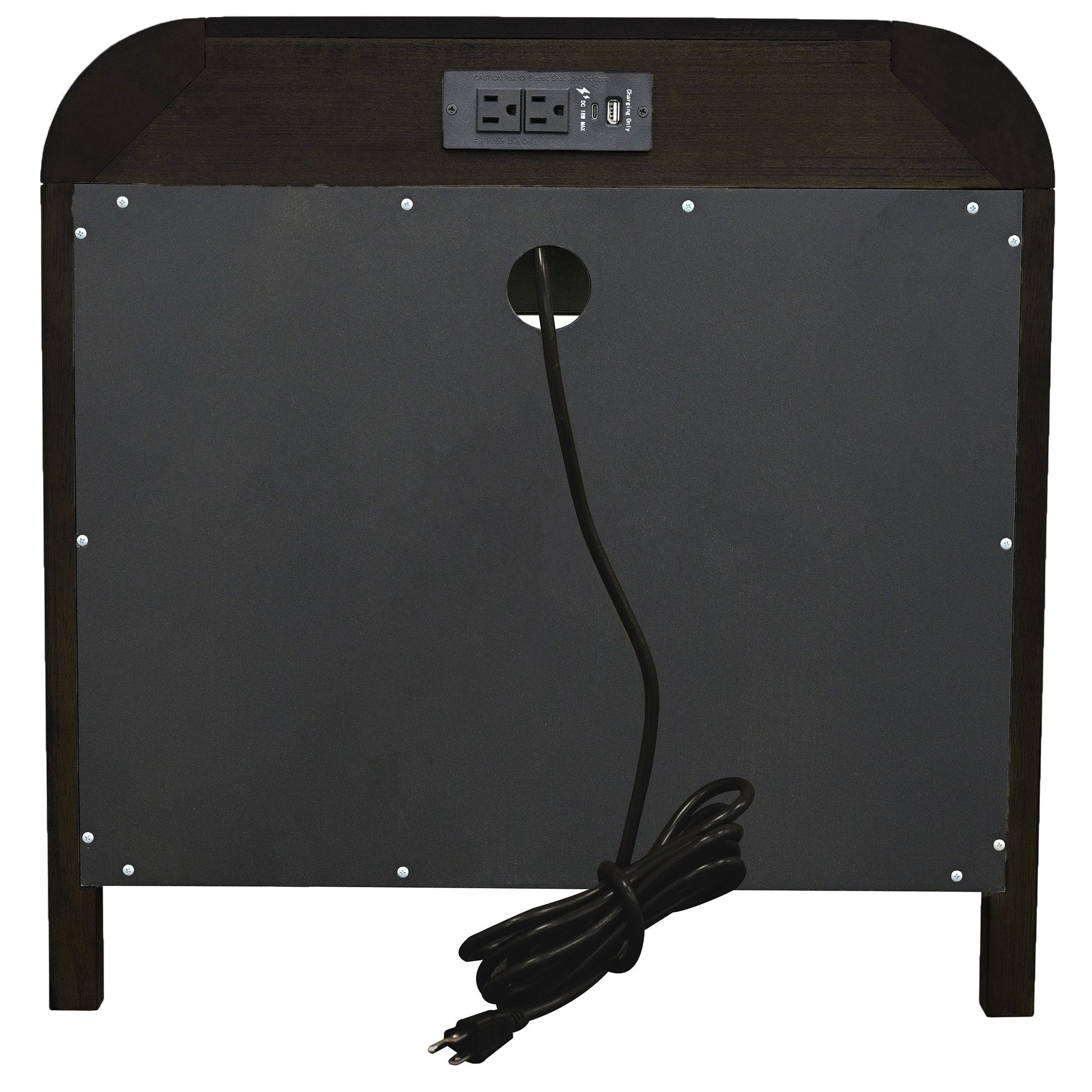 WorldwideBOWMAN - 1 DRWR ACCENT TABLE - DARK WALNUT