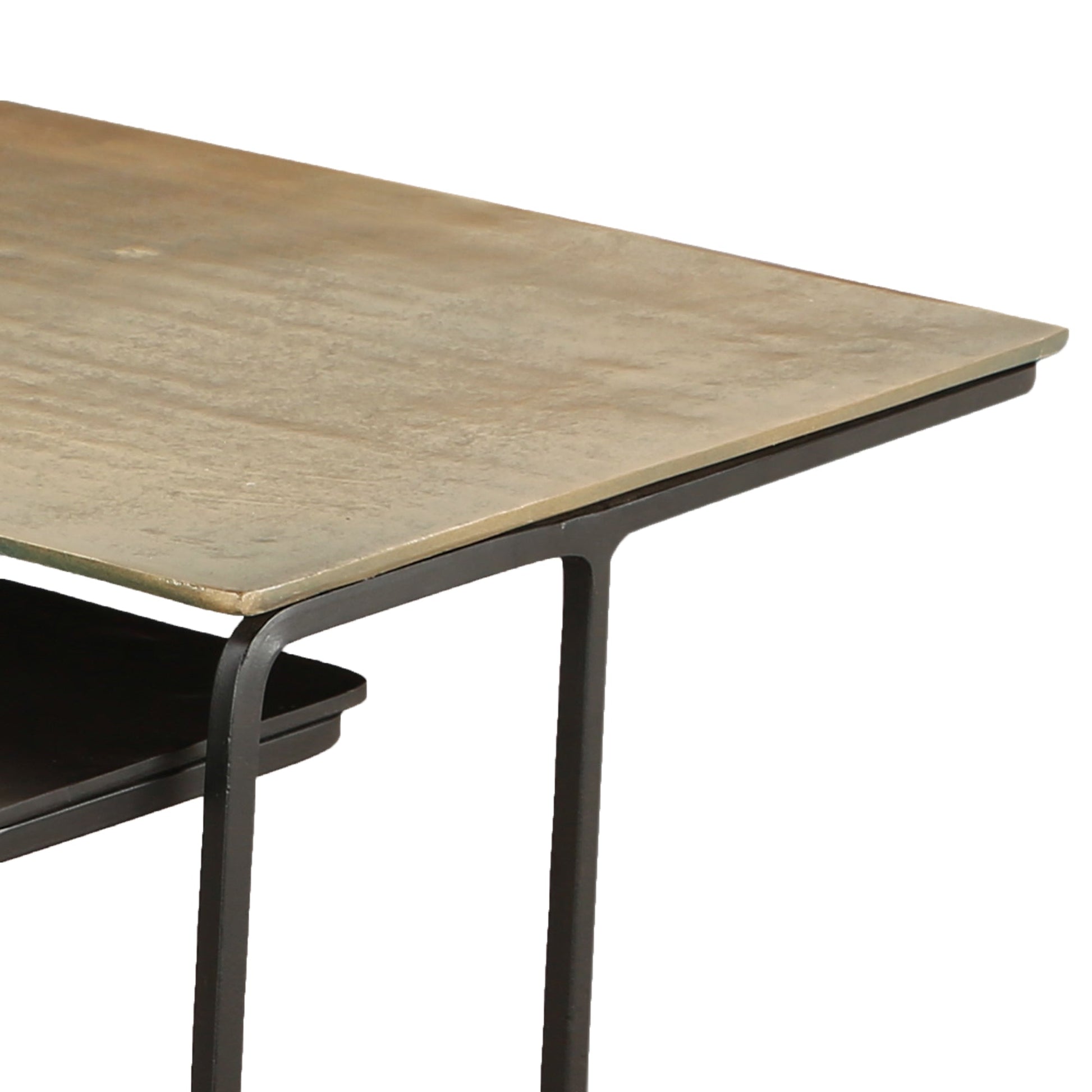 WorldwideBRISTOL - 3PC ACCENT TABLE - ANTIQUE GOLD_BLACK