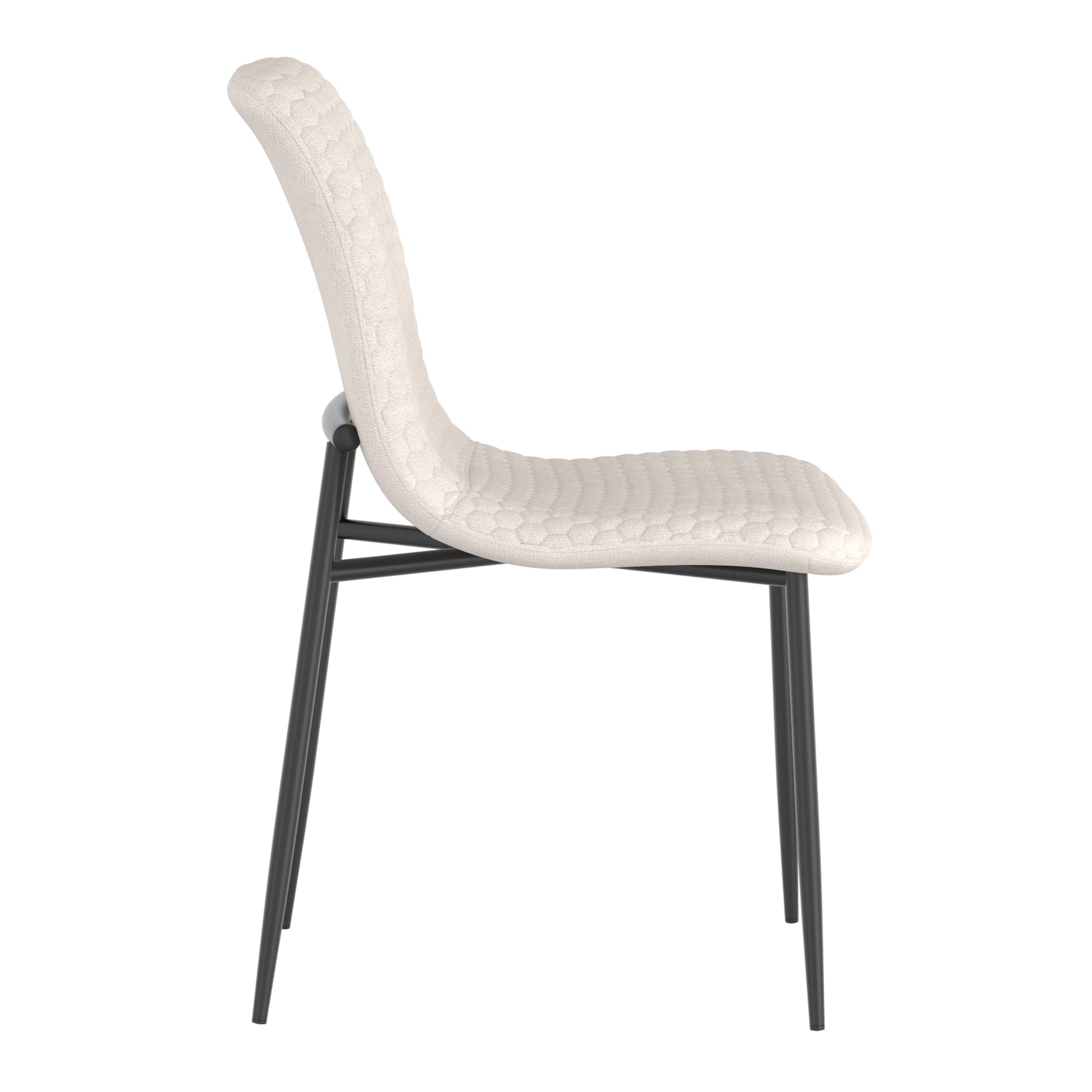 WorldwideBRIXX - SIDE CHAIR - BEIGE FABRIC