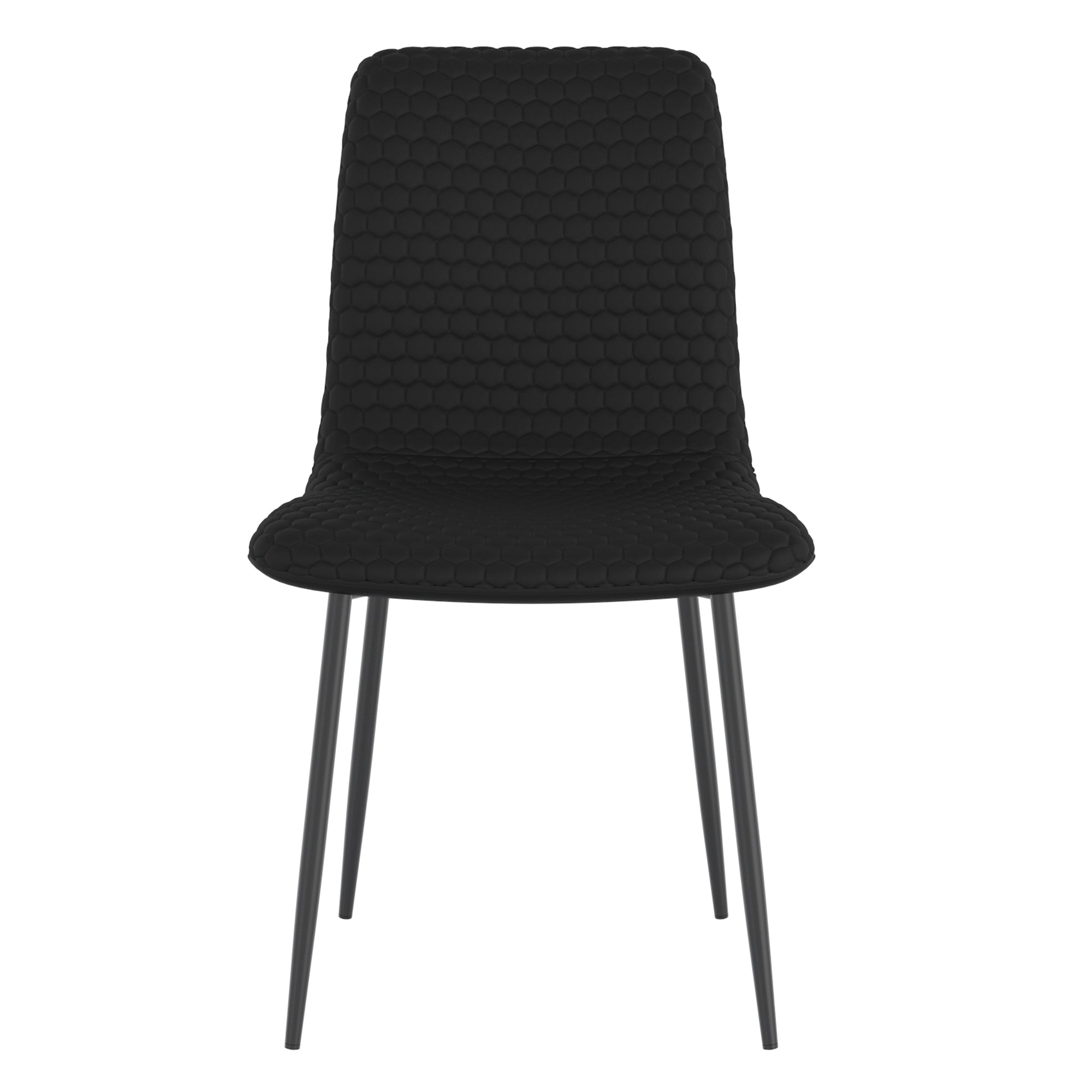 WorldwideBRIXX - SIDE CHAIR - BLACK PU