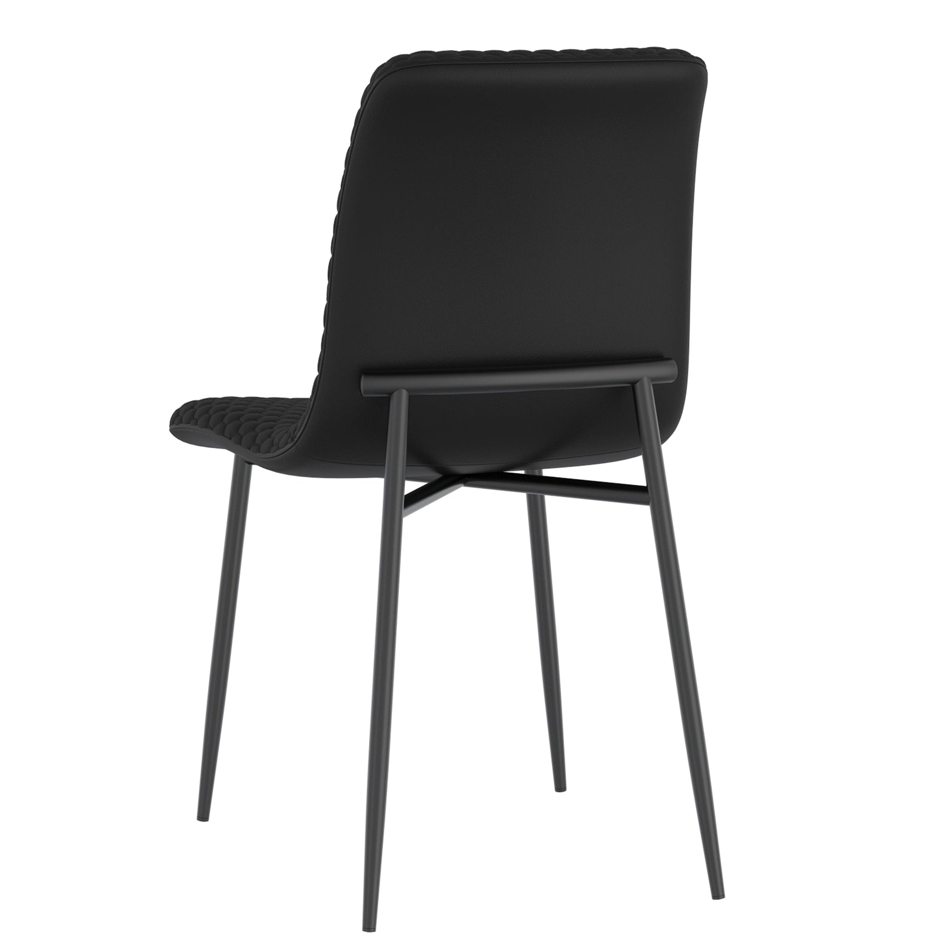 WorldwideBRIXX - SIDE CHAIR - BLACK PU