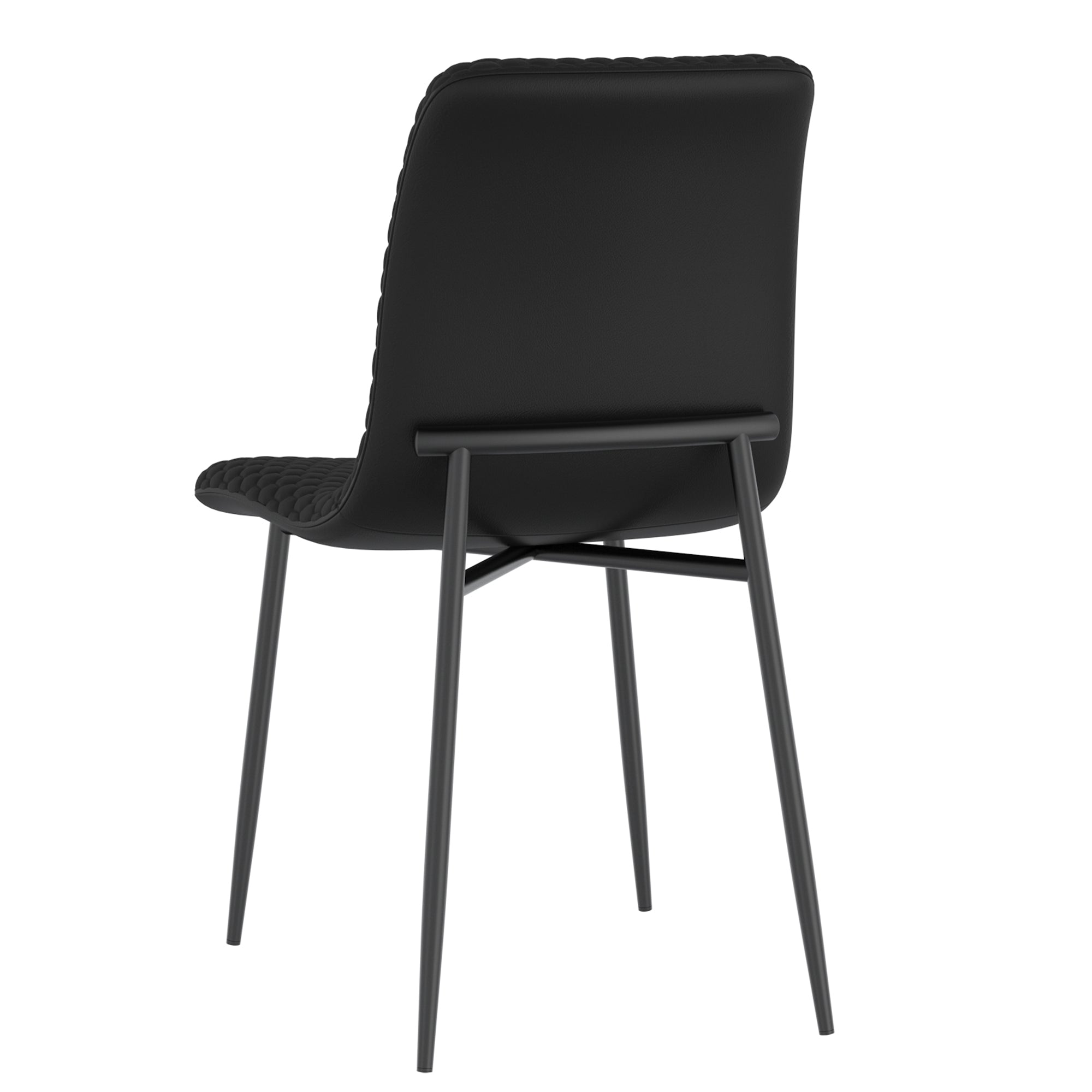 WorldwideBRIXX - SIDE CHAIR - BLACK PU