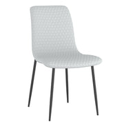 WorldwideBRIXX - SIDE CHAIR - LIGHT GREY PU