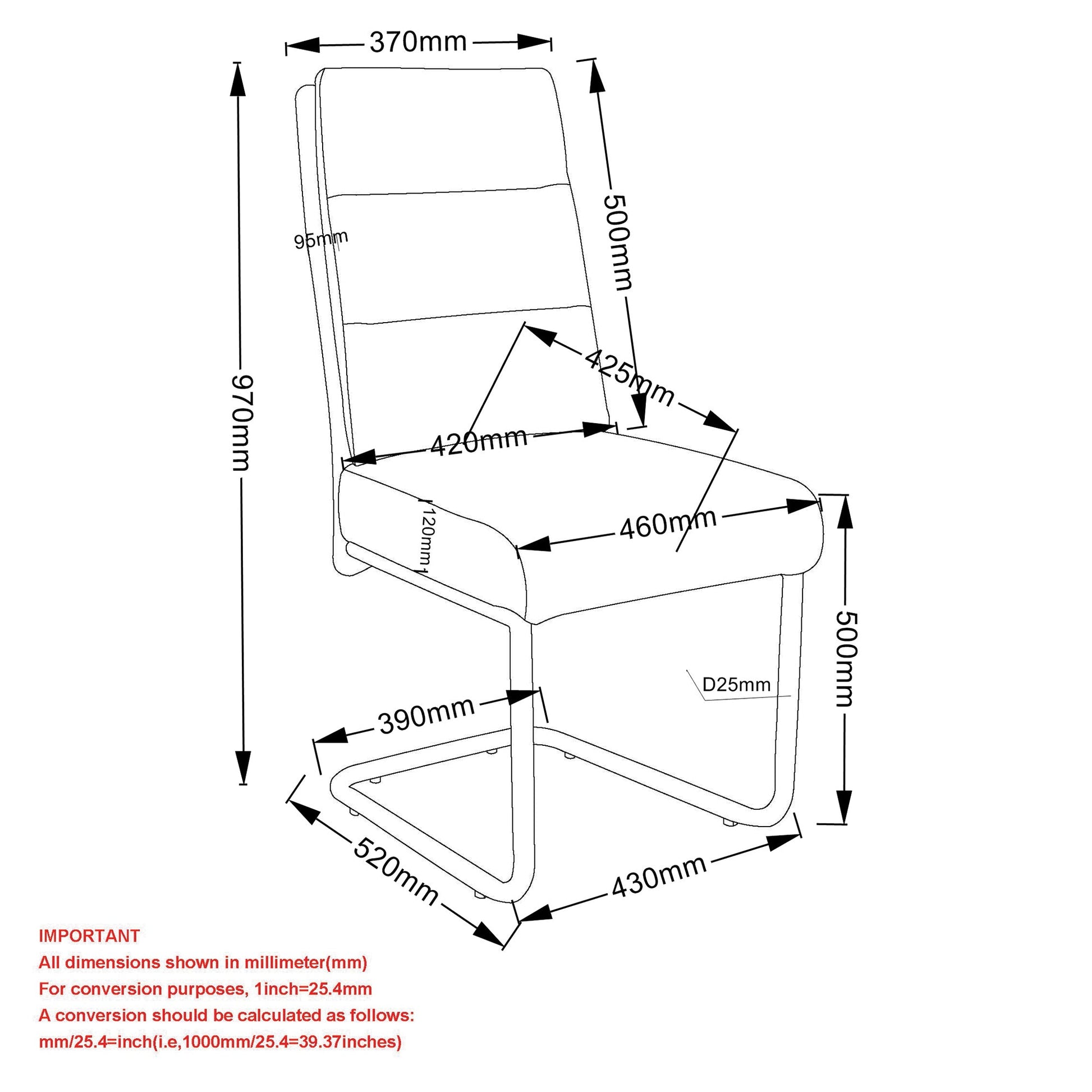 WorldwideBRODI - DINING CHAIR - CHARCOAL