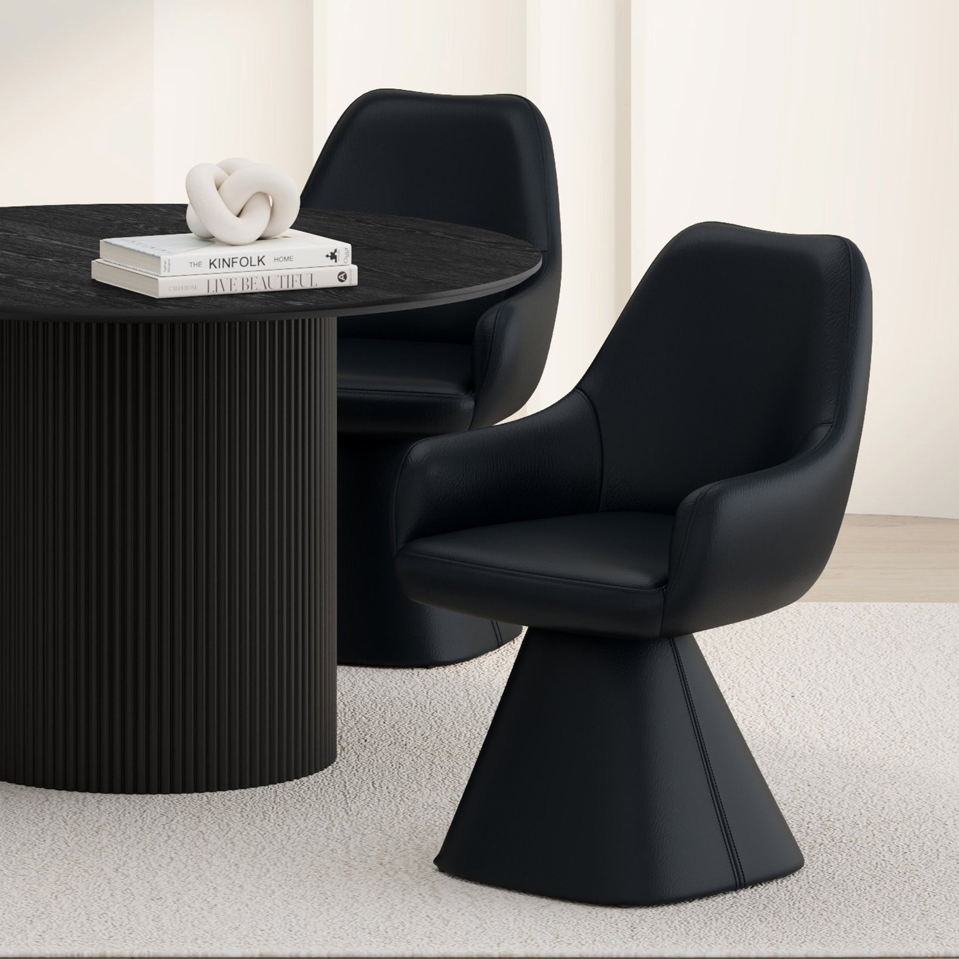 WorldwideCAPRESE - DINING CHAIR - BLACK