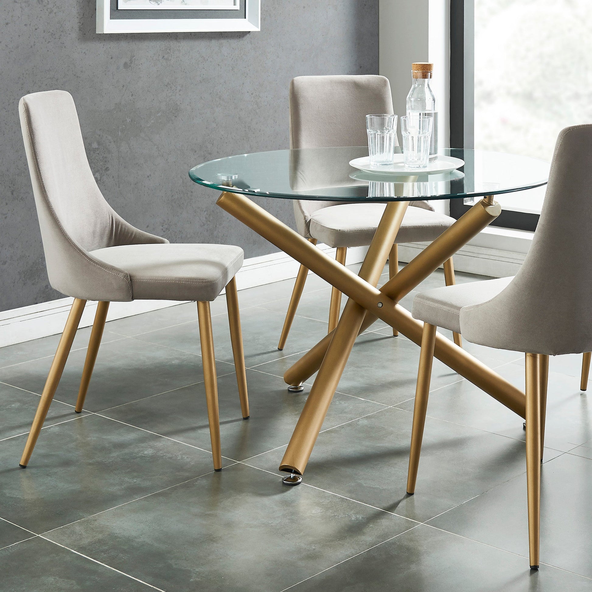 WorldwideCARMILLA - SIDE CHAIR - GREY