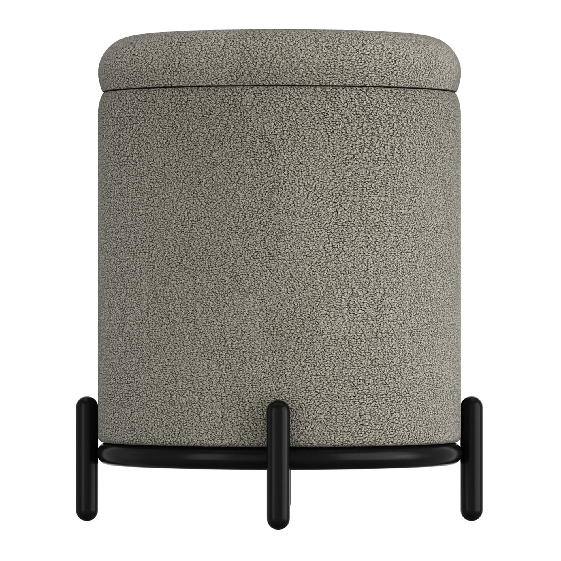WorldwideCASTOR - STORAGE OTTOMAN - WARM GREY
