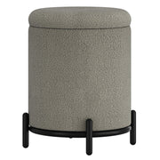 WorldwideCASTOR - STORAGE OTTOMAN - WARM GREY