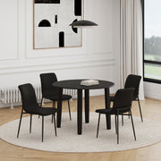 WorldwideCONRAD BLK_BRIXX BLK - 5PC DINING SET