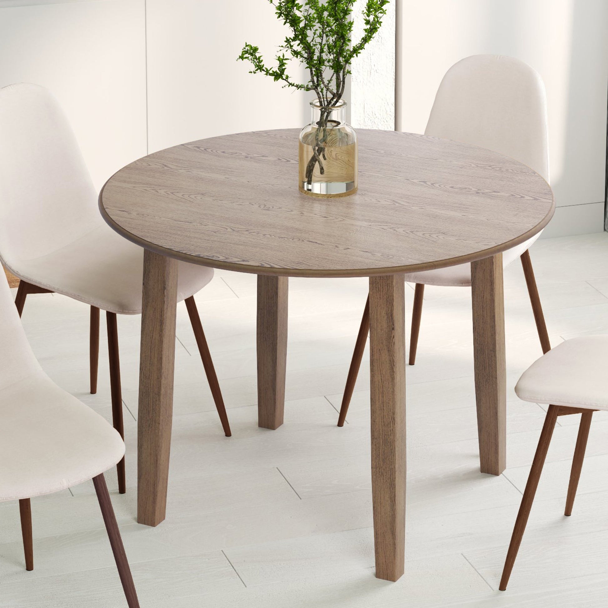 WorldwideCONRAD - ROUND DINING TABLE - WALNUT