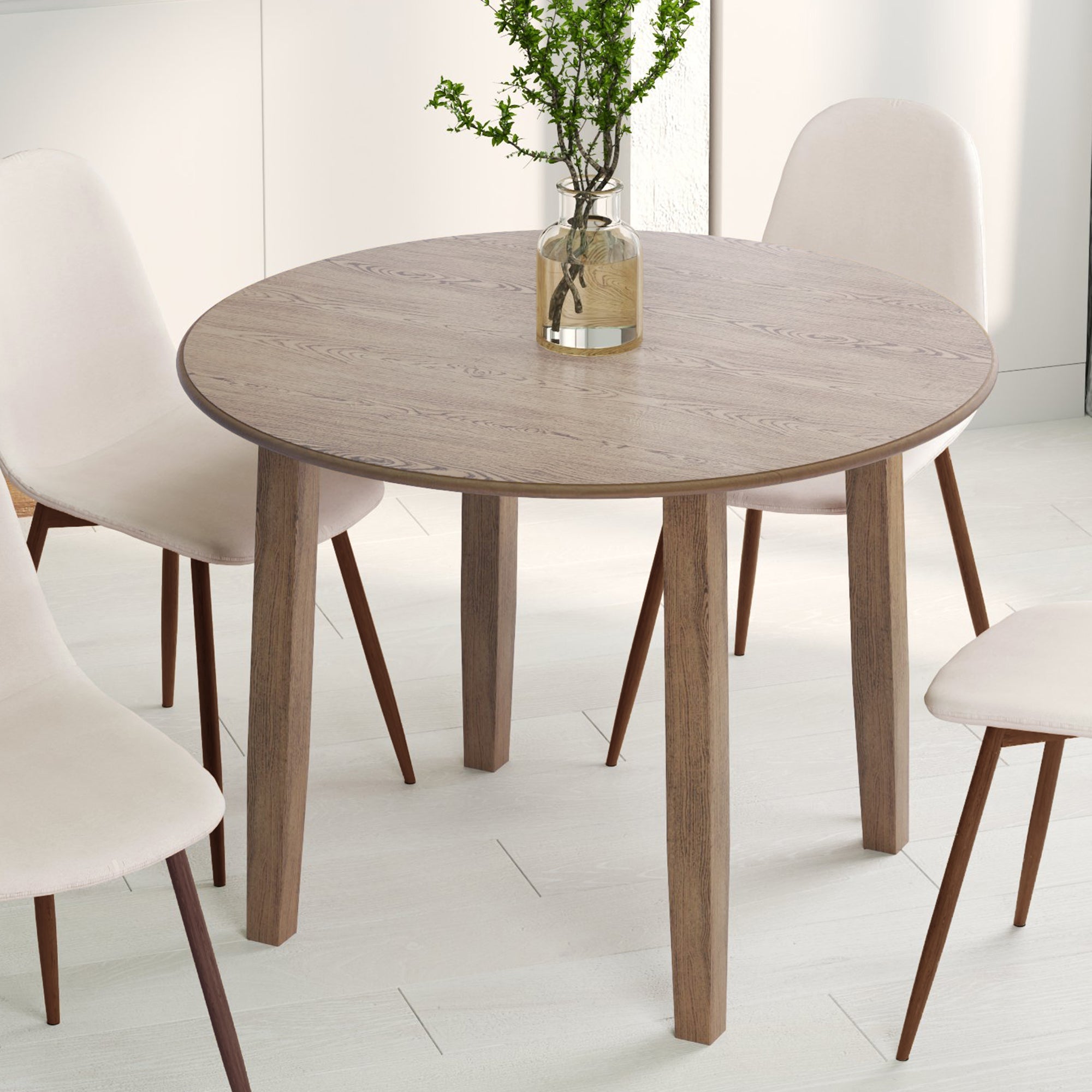 WorldwideCONRAD - ROUND DINING TABLE - WALNUT