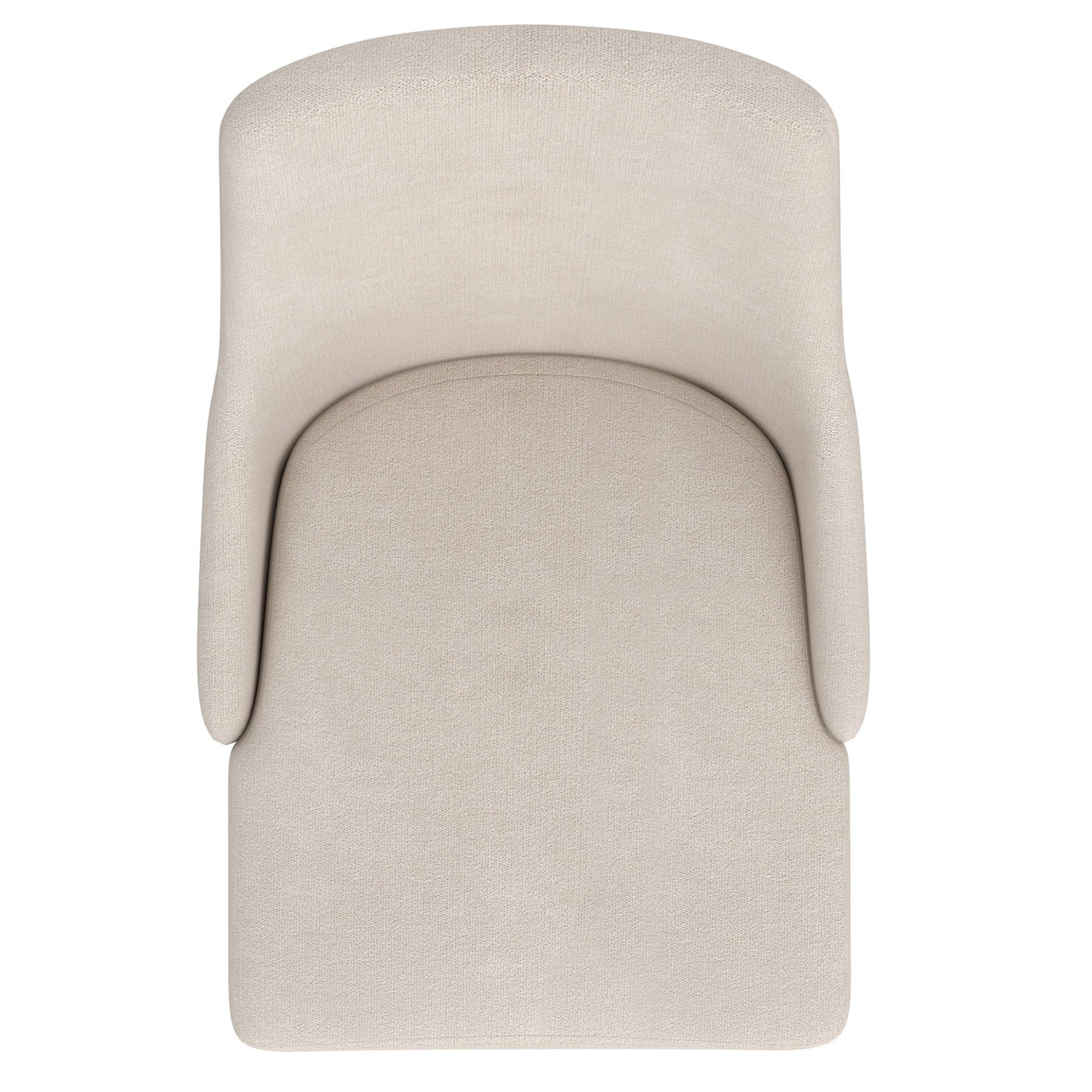 WorldwideCORA - SIDE CHAIR FABRIC - BEIGE