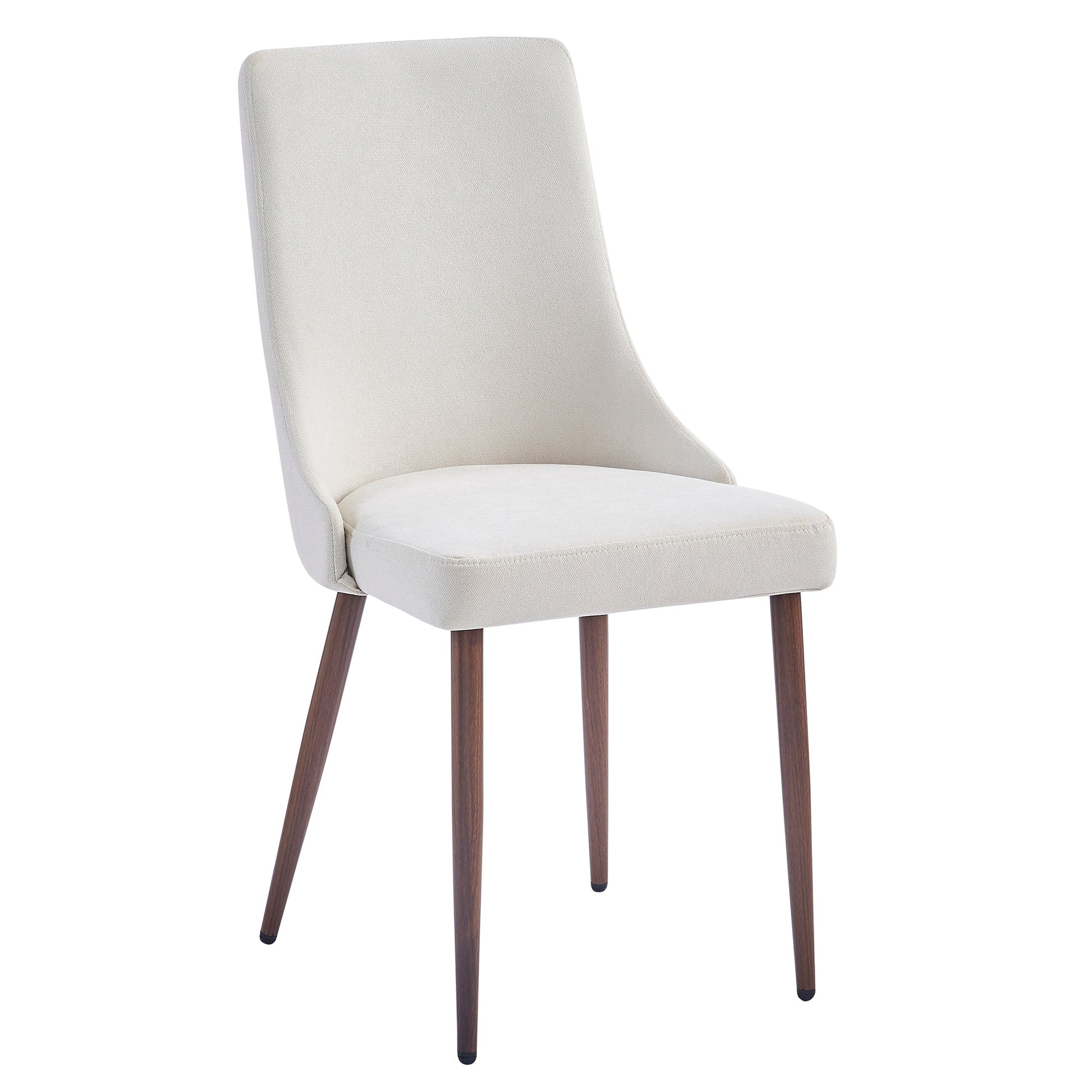 WorldwideCORA - SIDE CHAIR FABRIC - BEIGE