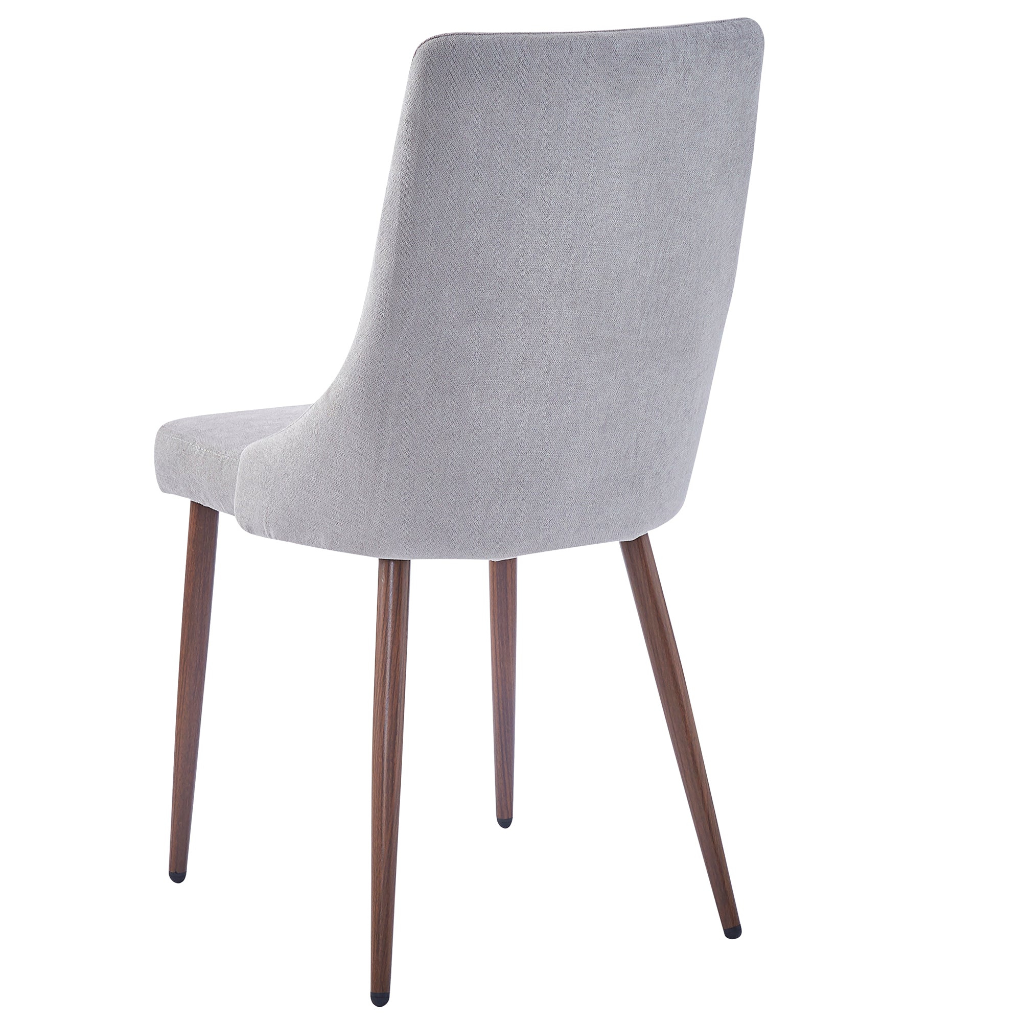 WorldwideCORA - SIDE CHAIR FABRIC - GREY
