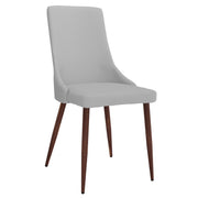 WorldwideCORA - SIDE CHAIR PU - LIGHT GREY
