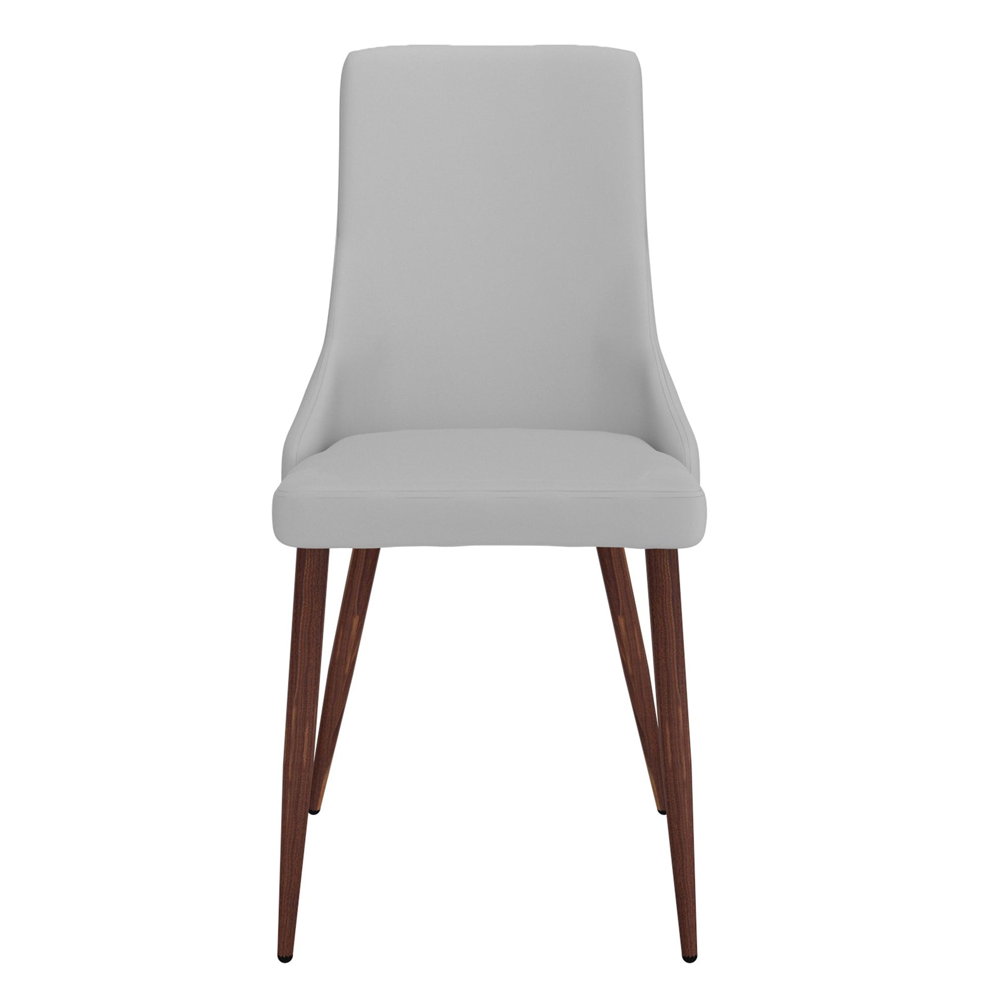WorldwideCORA - SIDE CHAIR PU - LIGHT GREY