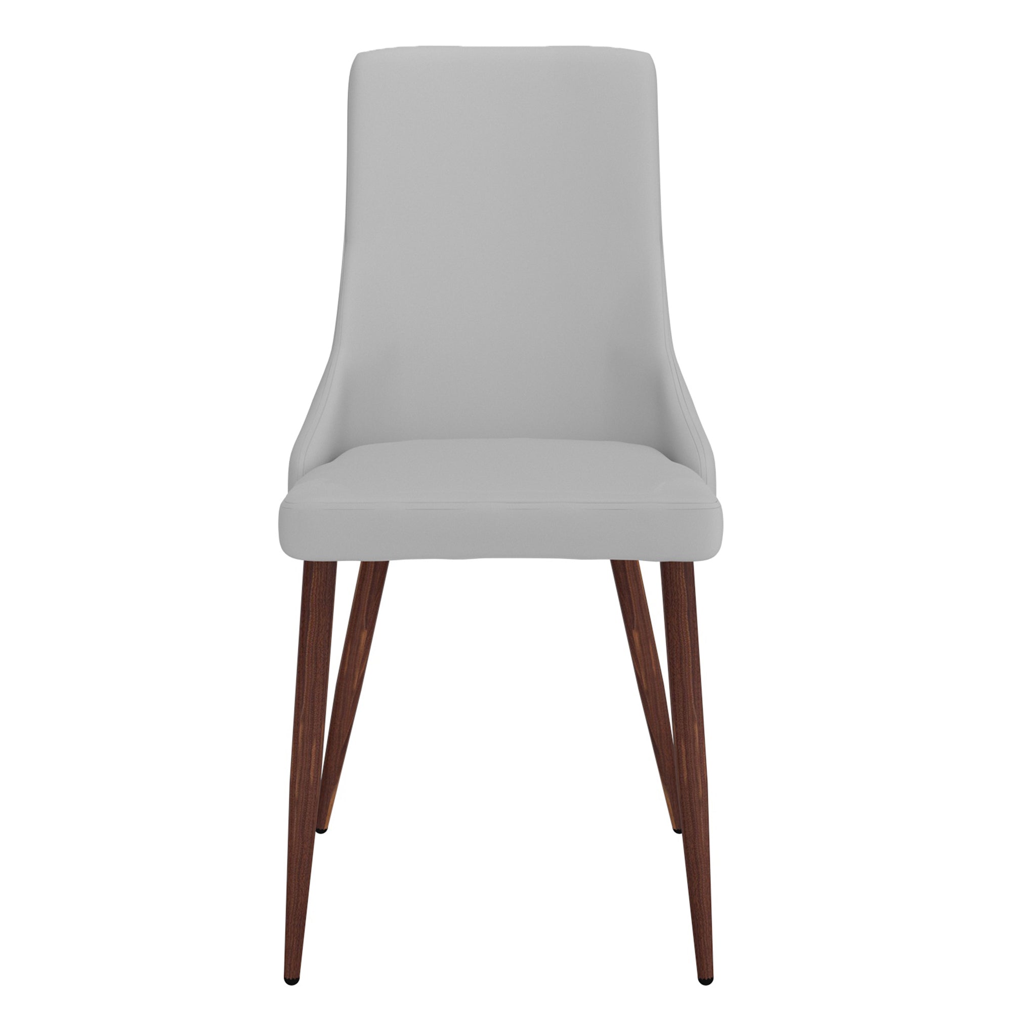 WorldwideCORA - SIDE CHAIR PU - LIGHT GREY
