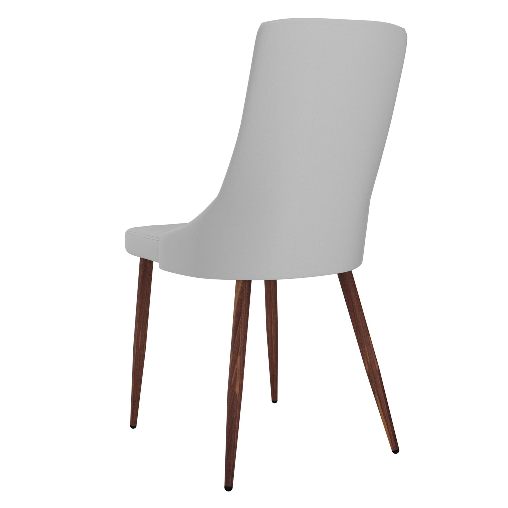 WorldwideCORA - SIDE CHAIR PU - LIGHT GREY