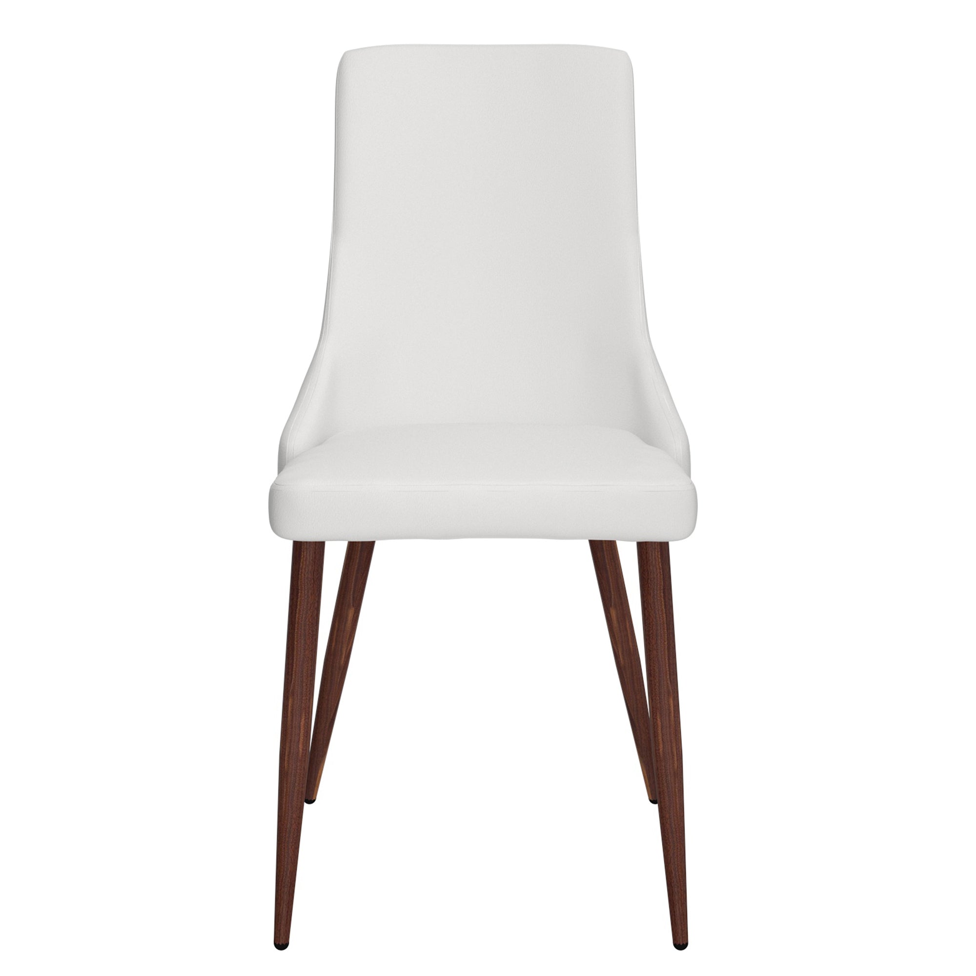 WorldwideCORA - SIDE CHAIR PU - WHITE