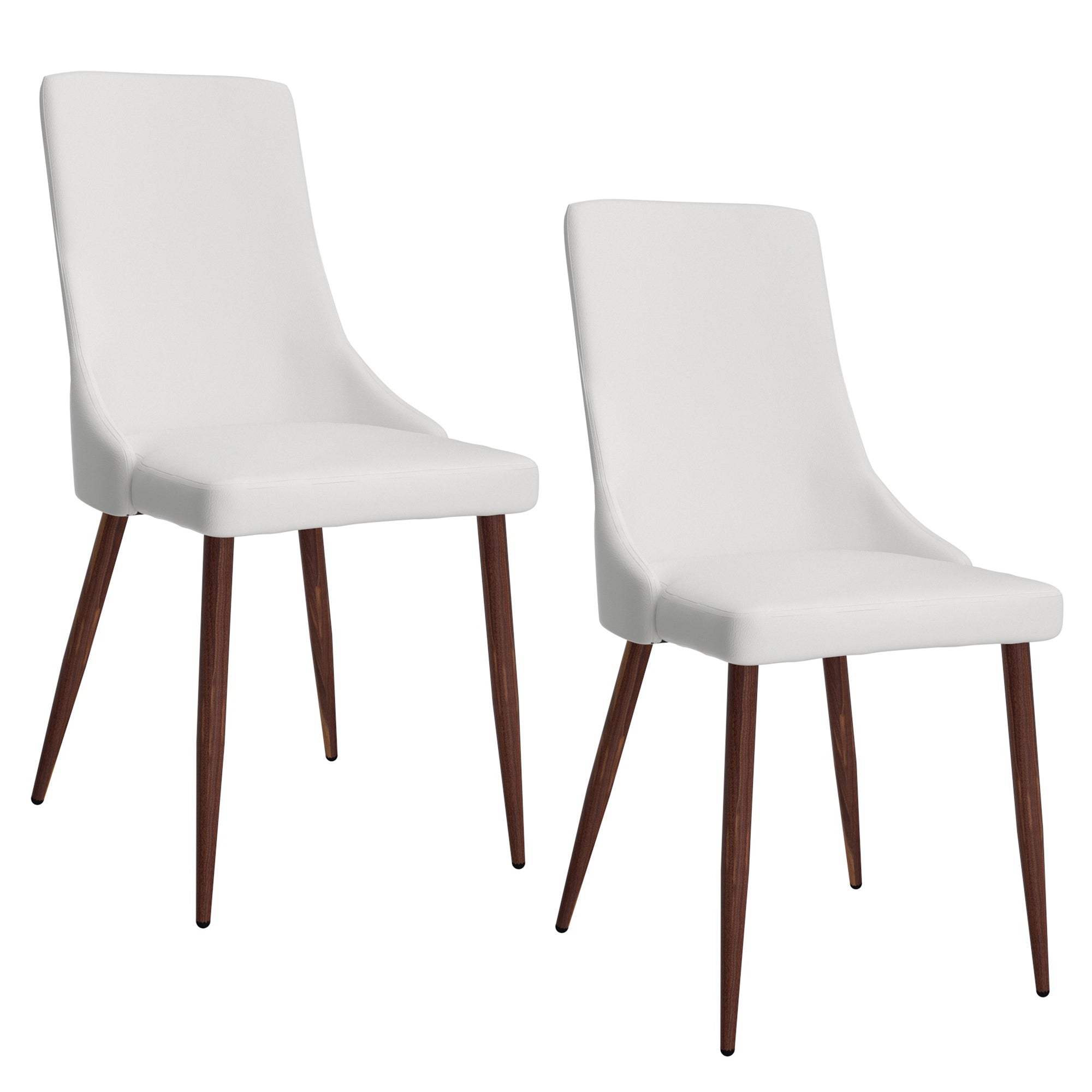 WorldwideCORA - SIDE CHAIR PU - WHITE