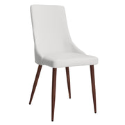 WorldwideCORA - SIDE CHAIR PU - WHITE