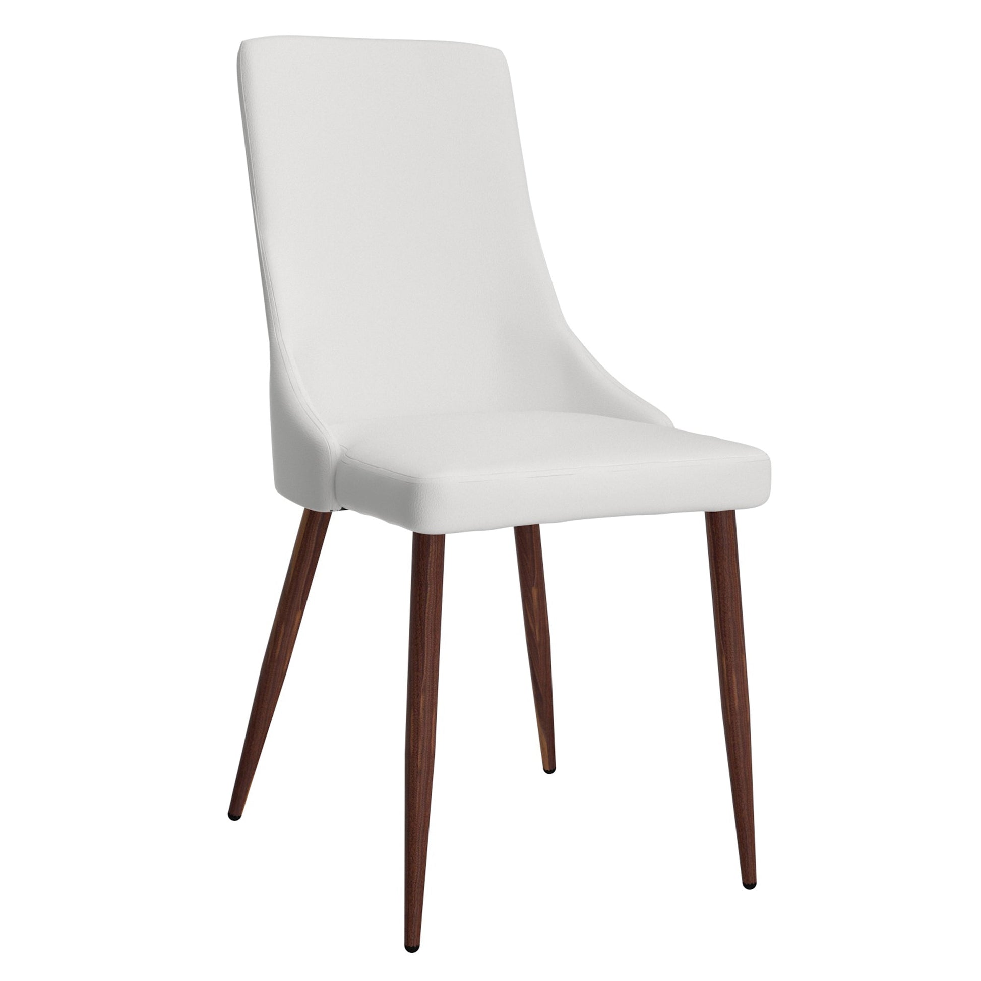 WorldwideCORA - SIDE CHAIR PU - WHITE