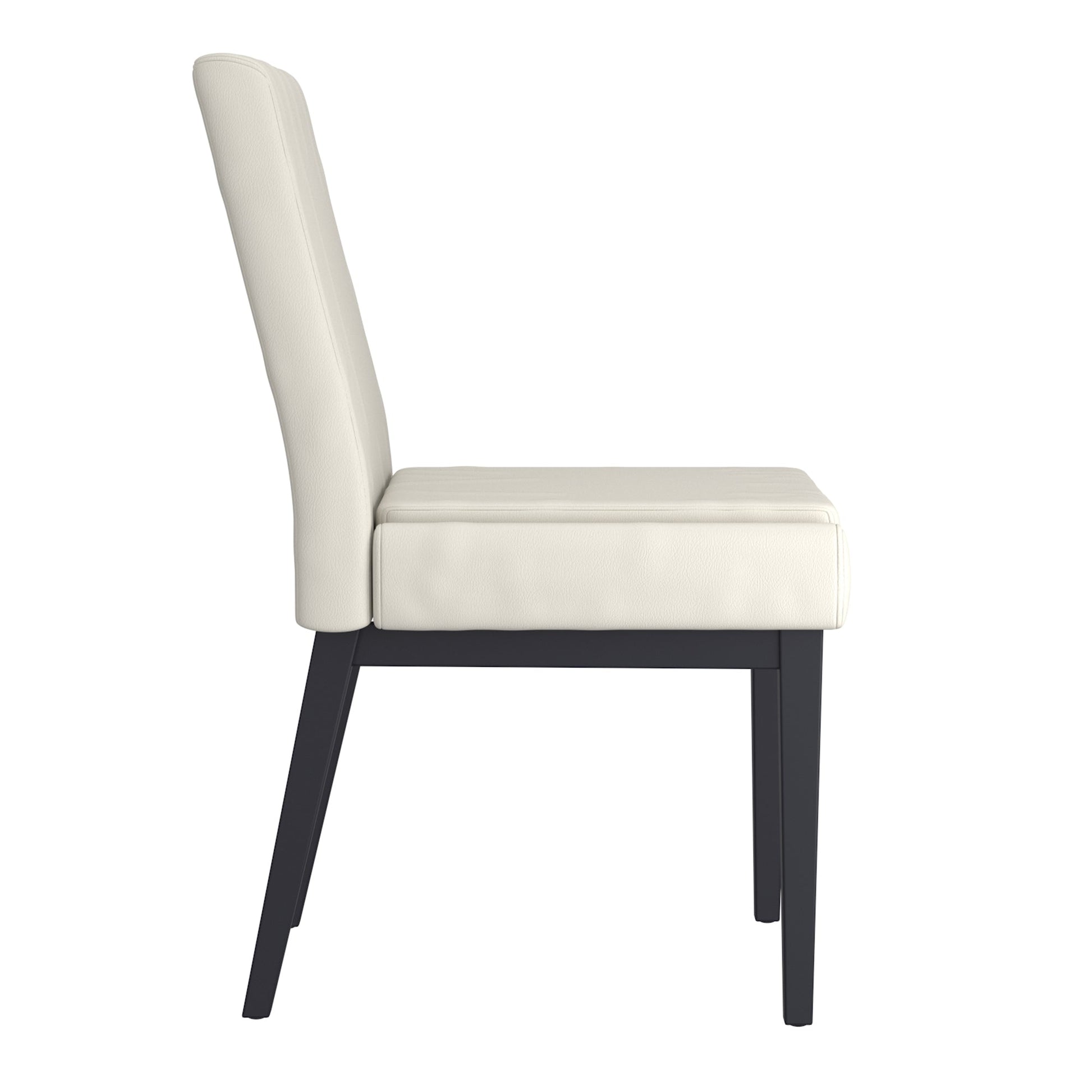 WorldwideCORTEZ - SIDE CHAIR PU - BEIGE_BLACK
