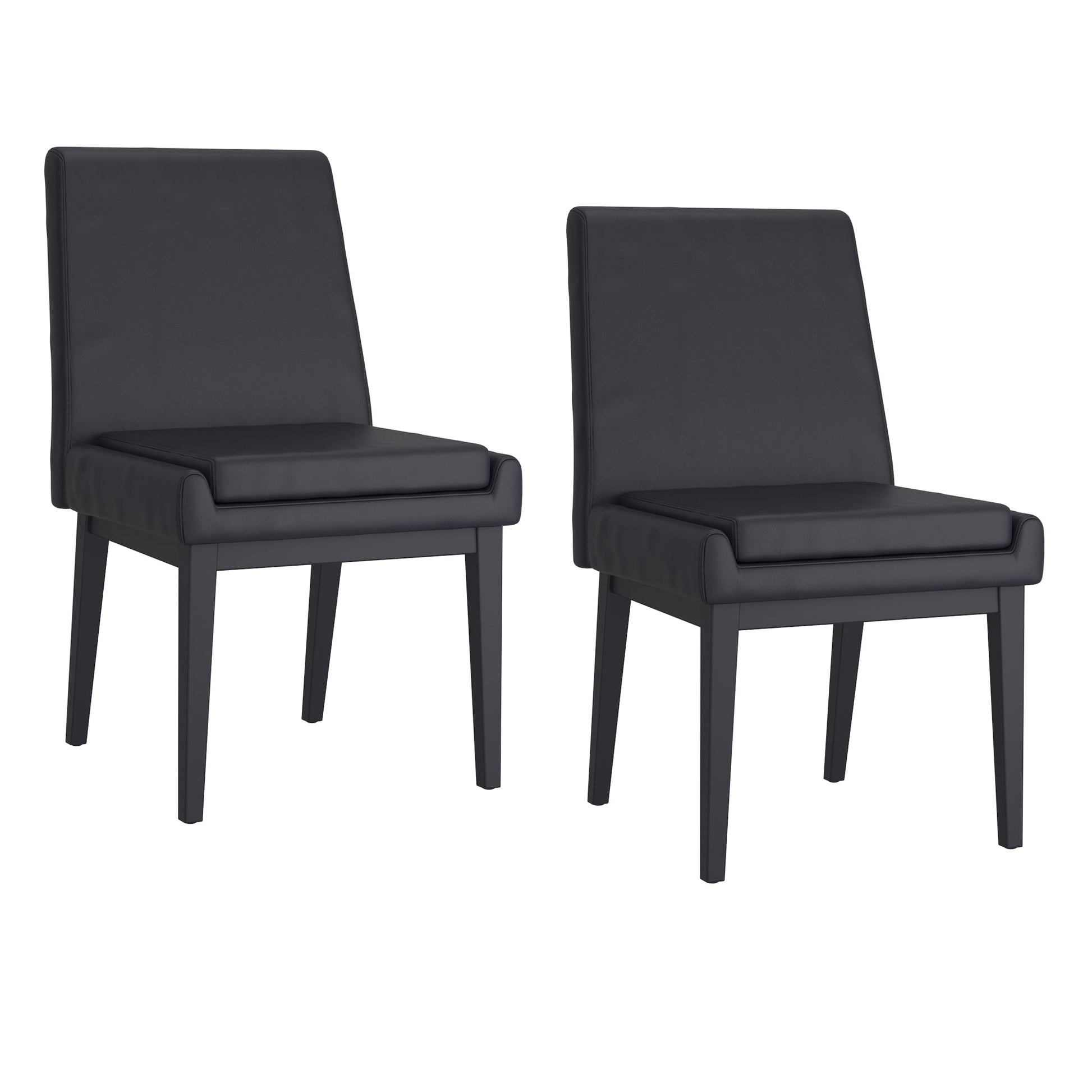 WorldwideCORTEZ - SIDE CHAIR PU - BLACK_BLACK
