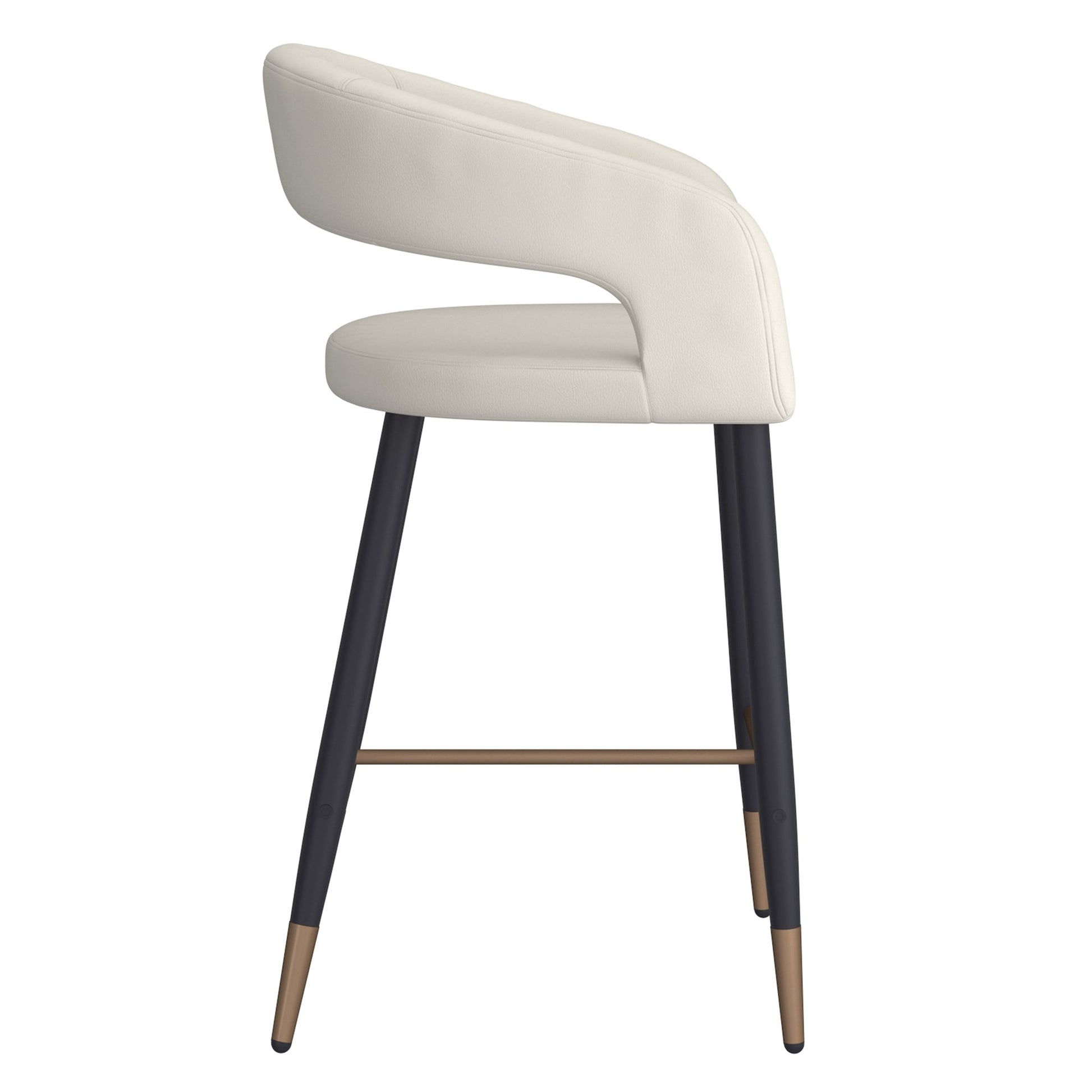 WorldwideCRIMSON - 26'' COUNTER STOOL - BEIGE
