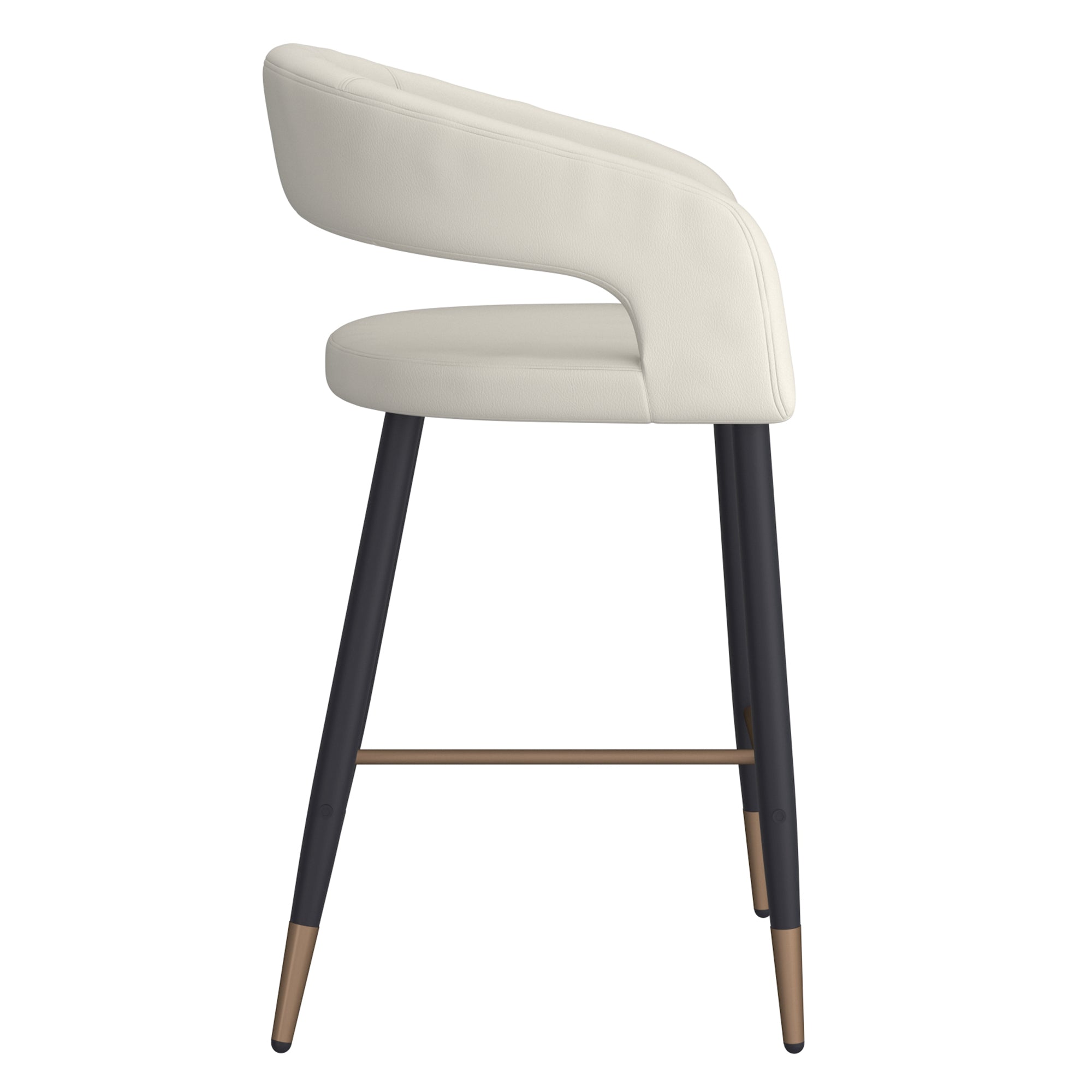 WorldwideCRIMSON - 26'' COUNTER STOOL - BEIGE