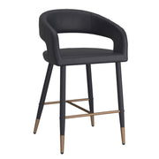 WorldwideCRIMSON - 26'' COUNTER STOOL - BLACK