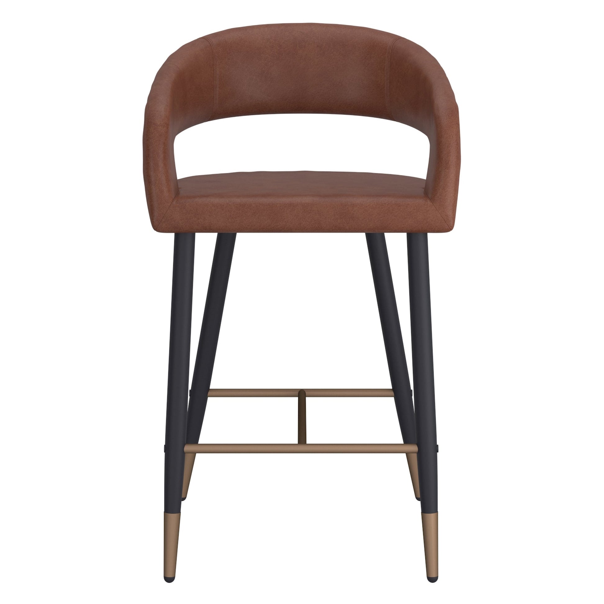 WorldwideCRIMSON - 26'' COUNTER STOOL - SADDLE