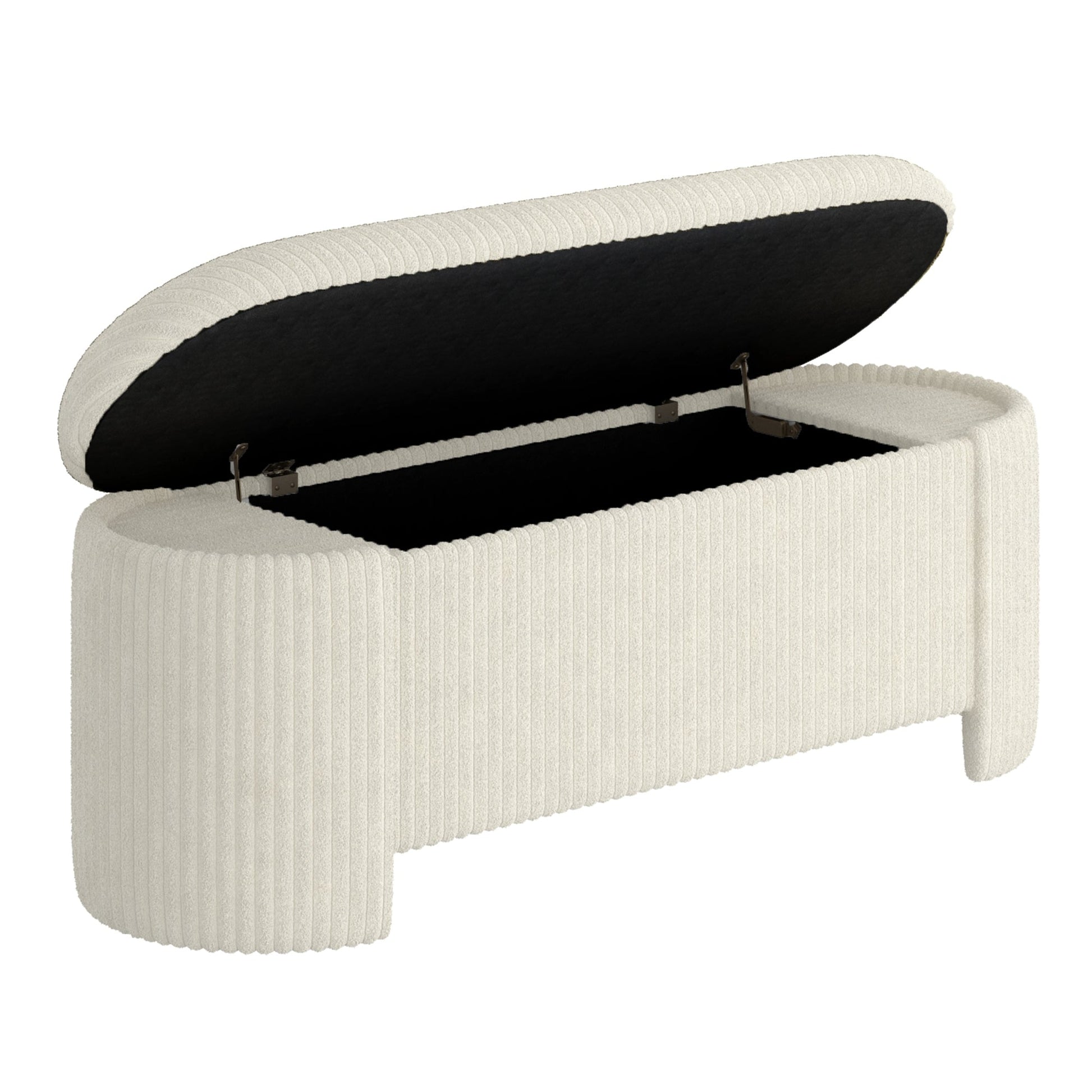 WorldwideCYBIL - STORAGE OTTOMAN - IVORY