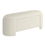 WorldwideCYBIL - STORAGE OTTOMAN - IVORY