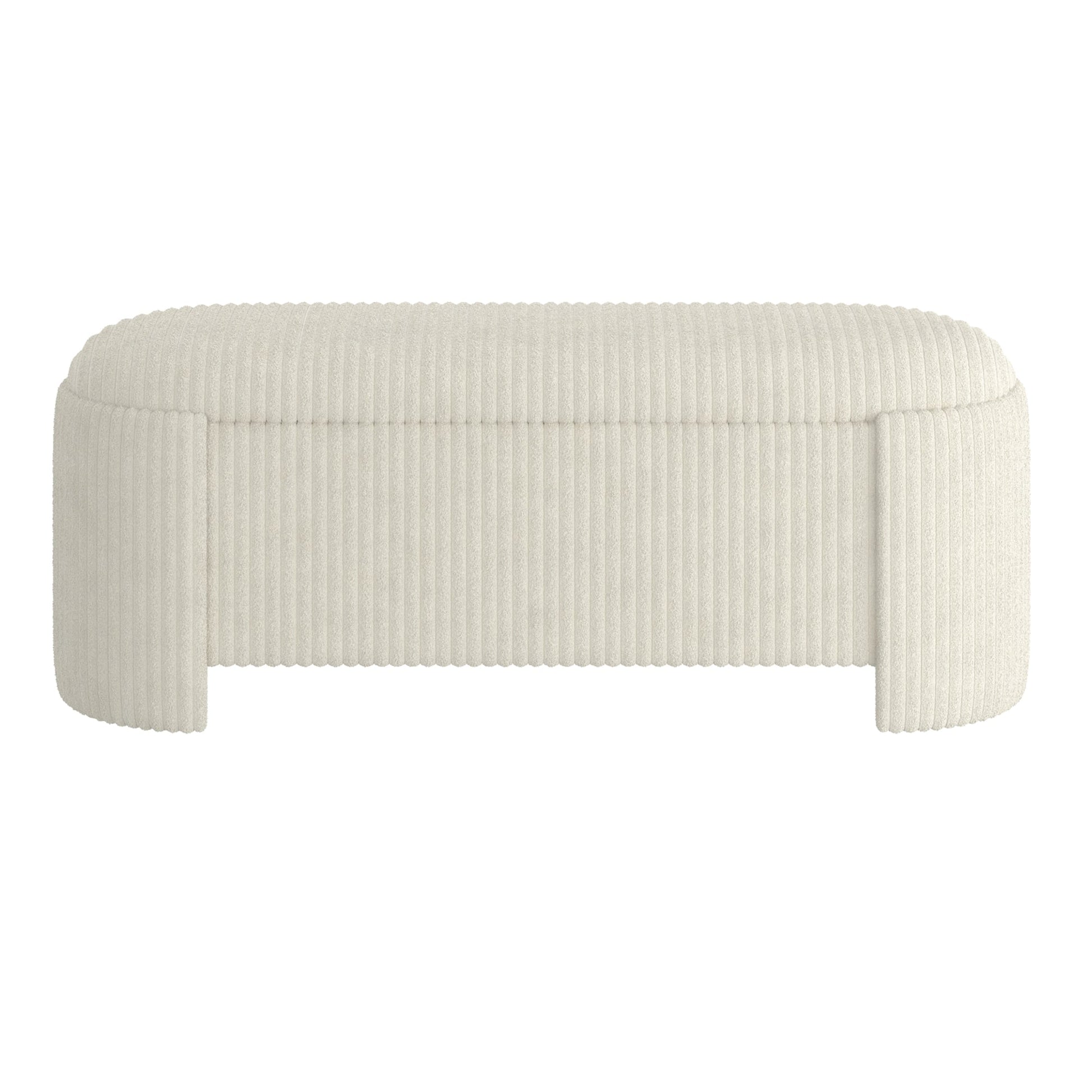 WorldwideCYBIL - STORAGE OTTOMAN - IVORY