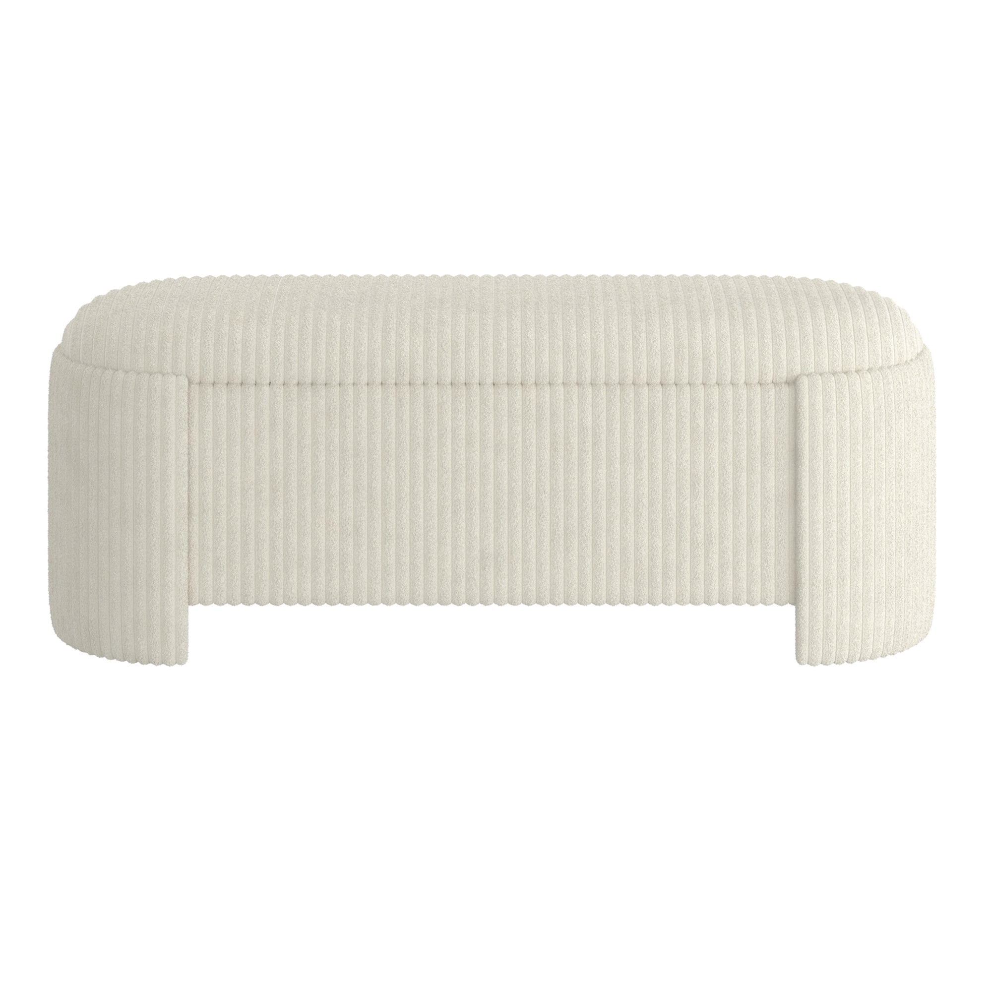 WorldwideCYBIL - STORAGE OTTOMAN - IVORY