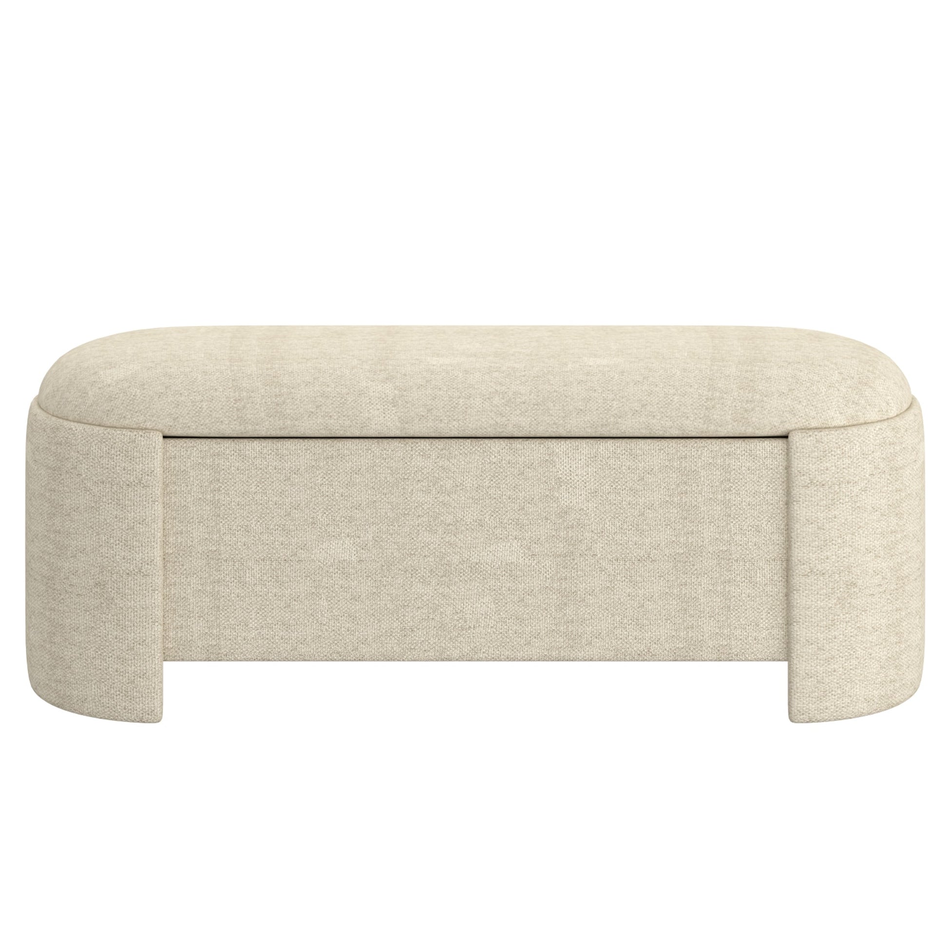 WorldwideDAPHNE - STORAGE OTTOMAN - BEIGE